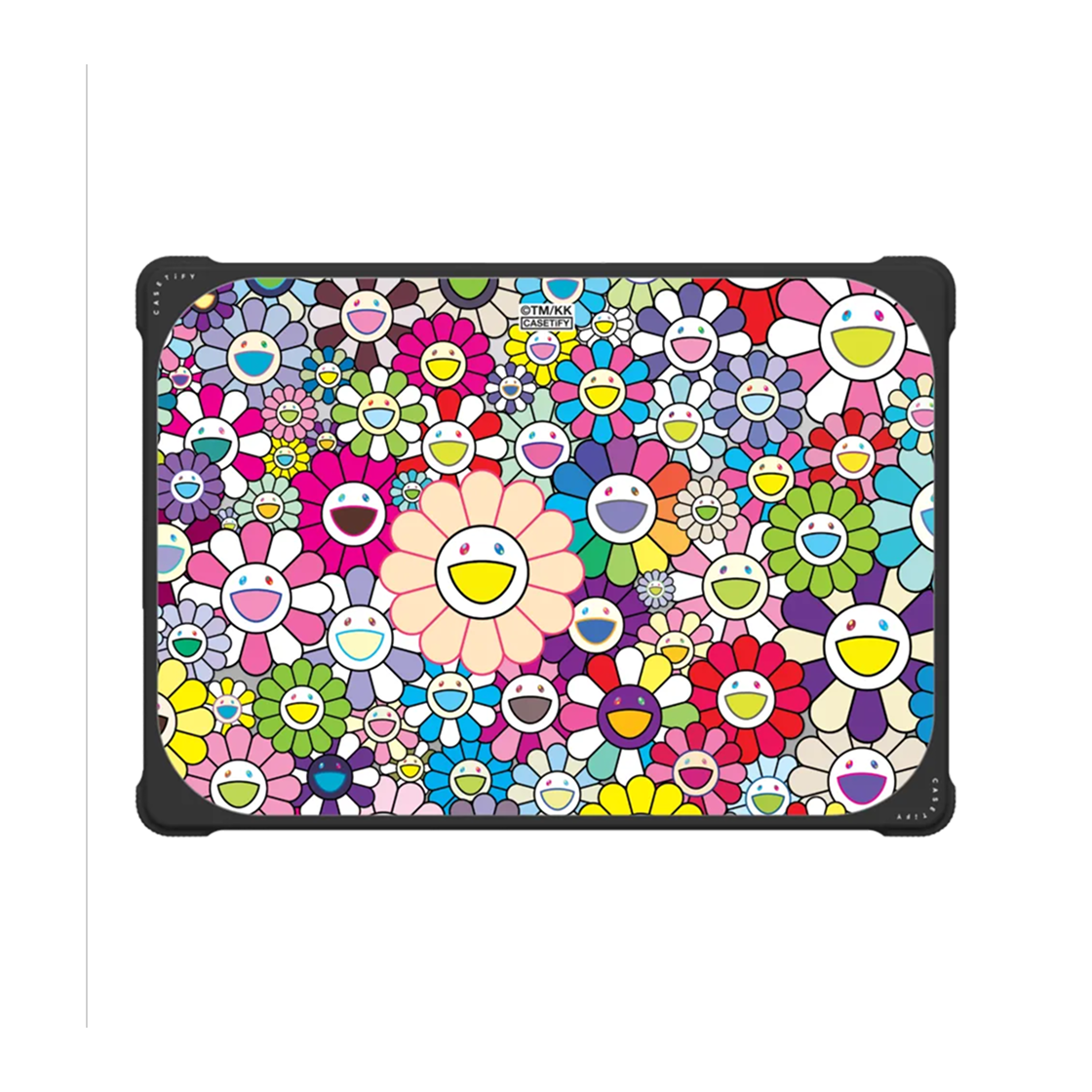 케이스티파이 x 무라카미 타카시 플라워 블룸 레인보우 맥북 바운스 케이스(Casetify x Murakami Takashi Flowers Bloom Rainbow MacBook Bounce Case)