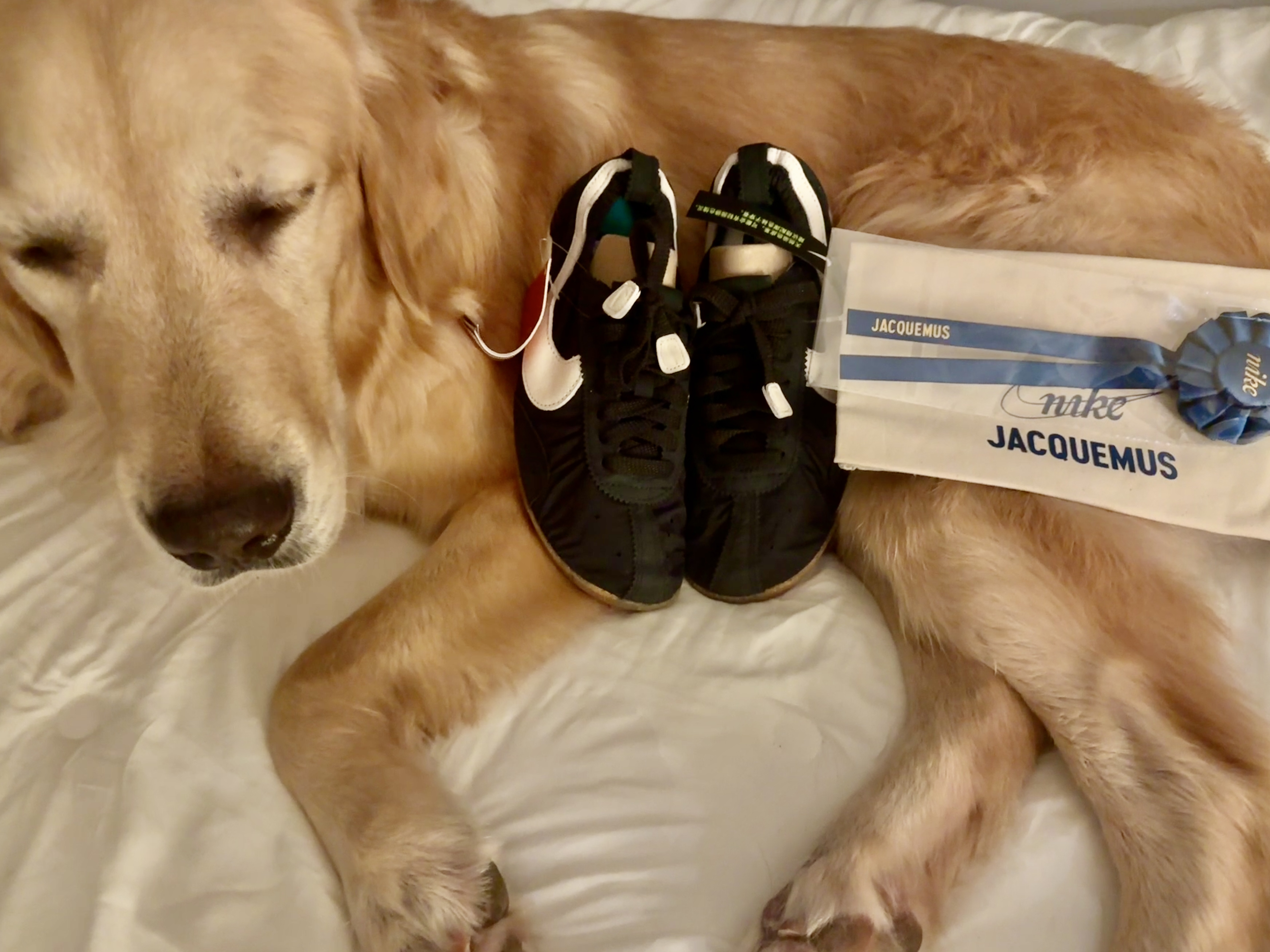 Nike x Jacquemus Moon Shoe SP Off Noir Cashmere 착용 스타일