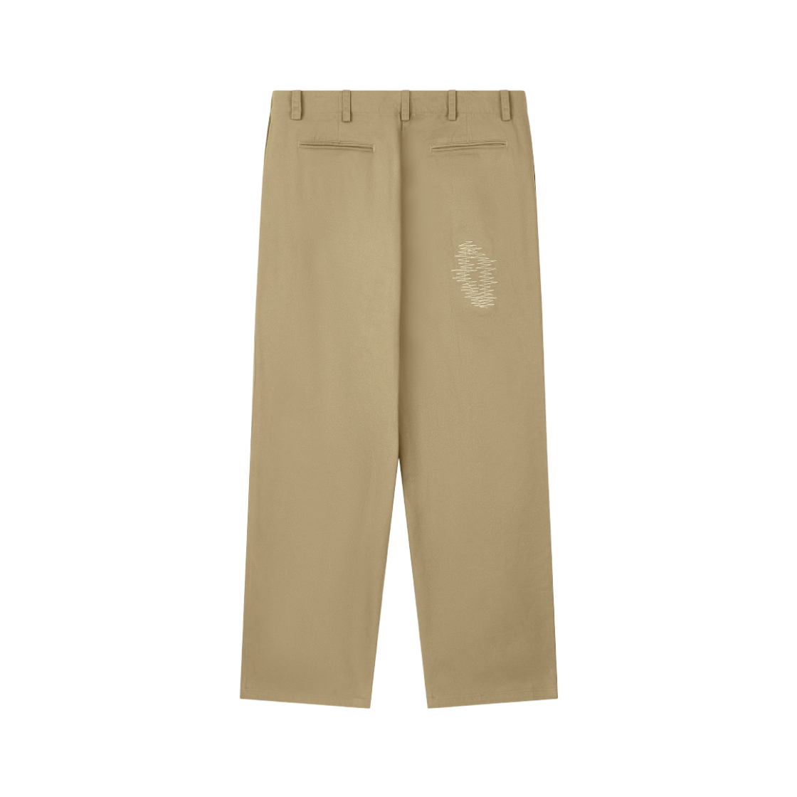 홍우성 워크웨어 리페어 치노 팬츠 베이지(Hongwoosung Workwear Repair Chino Pants Beige) - 2