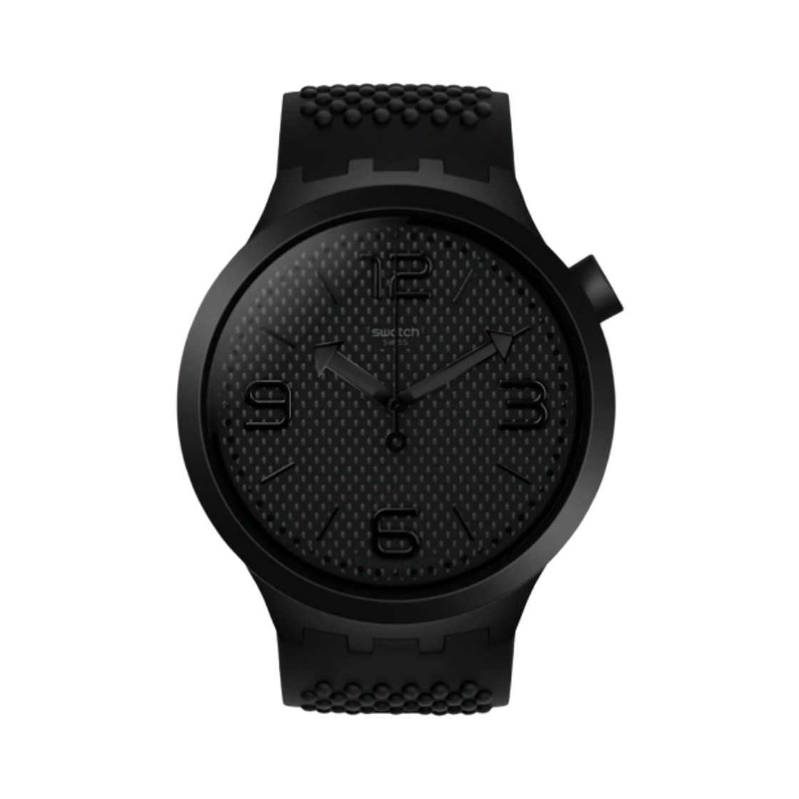 스와치 빅 볼드 블랙 47mm 쿼츠 블랙(Swatch Big Bold Black 47mm Quartz Black) - 1