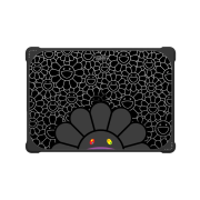 Casetify x Murakami Takashi Smile Black MacBook Bounce Case Black