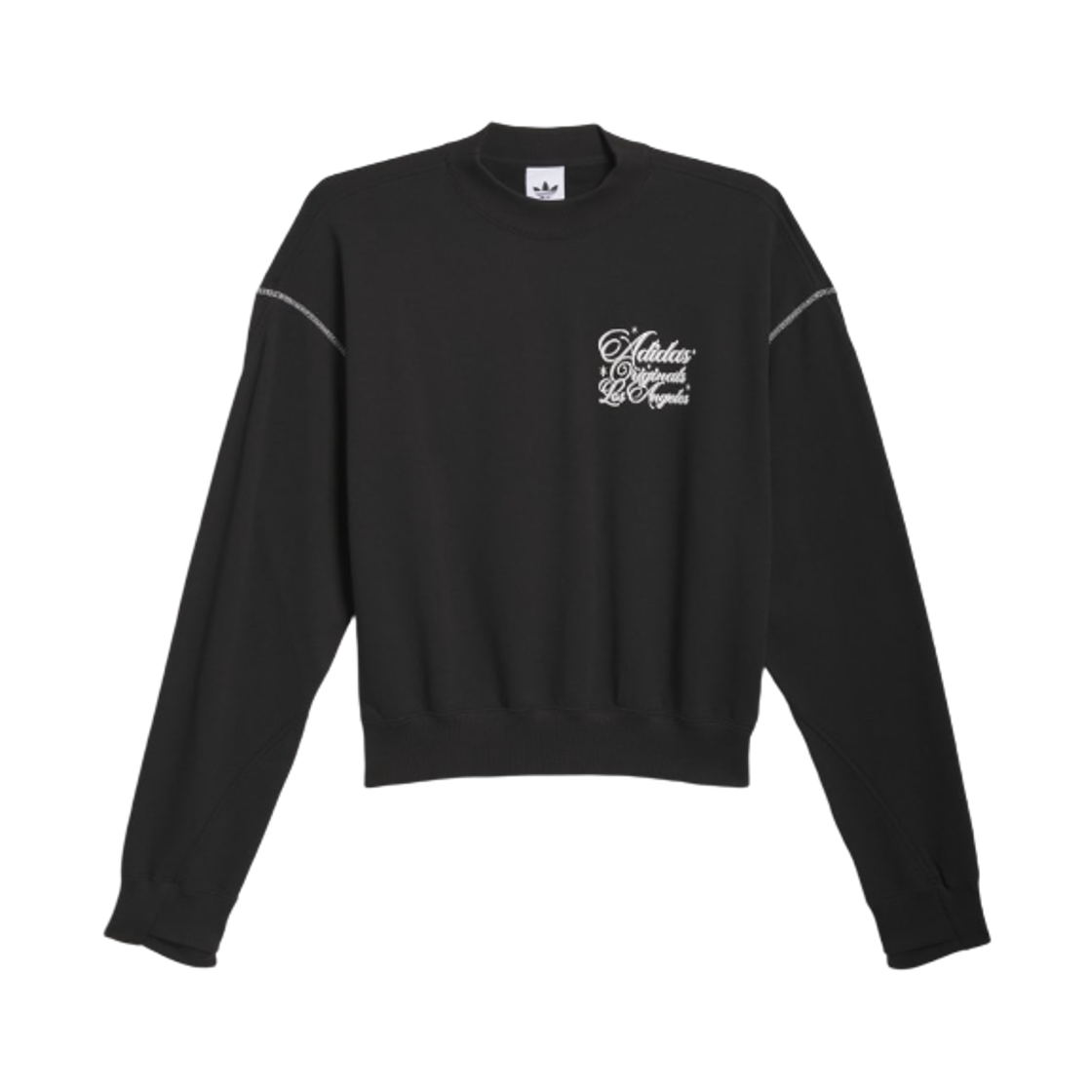 JX6129 Adidas Santa Monica Crewneck Black - KR Sizing
