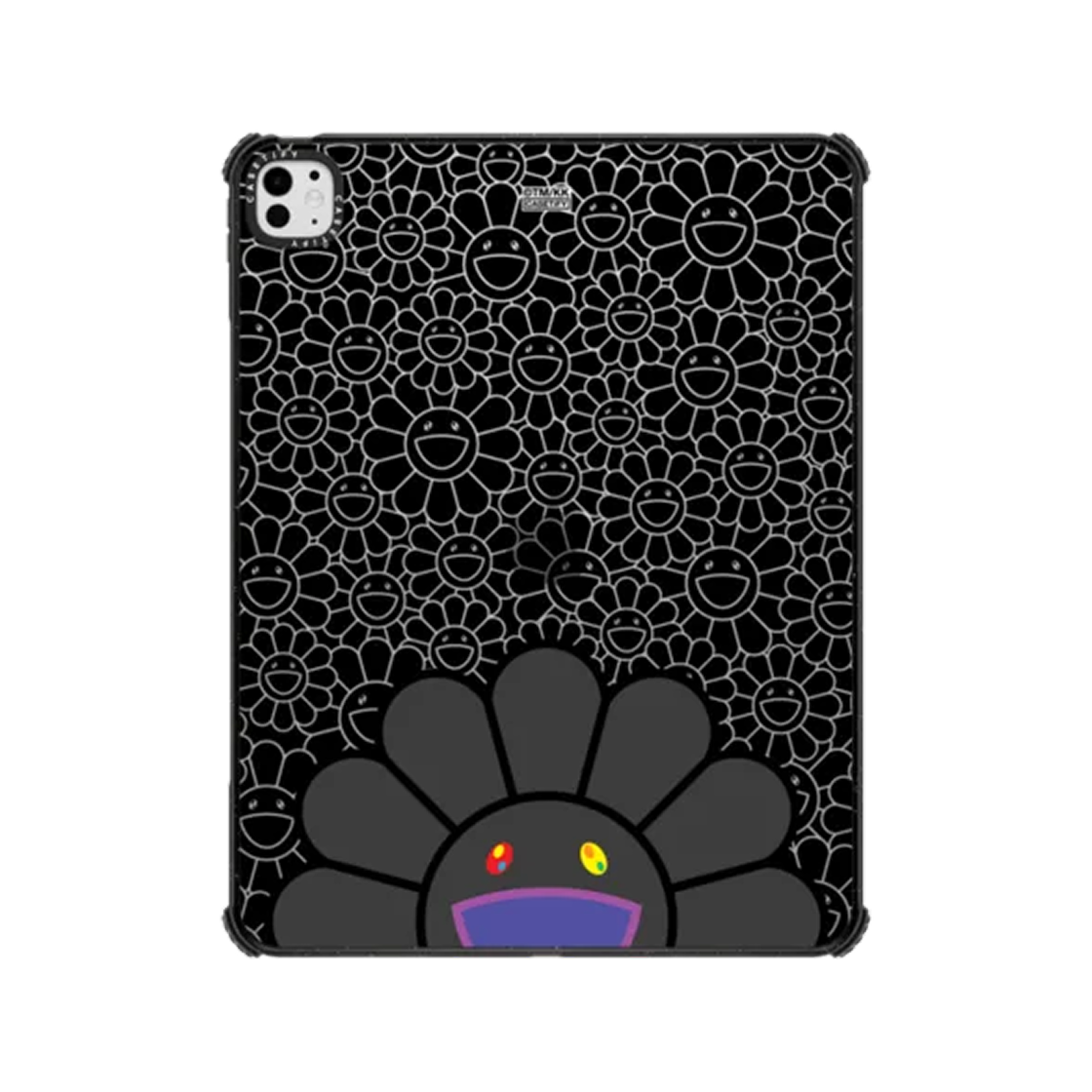 케이스티파이 x 무라카미 타카시 스마일 블랙 아이패드 임팩트 케이스 블랙(Casetify x Murakami Takashi Smile Black iPadImpact Case Black) - 1