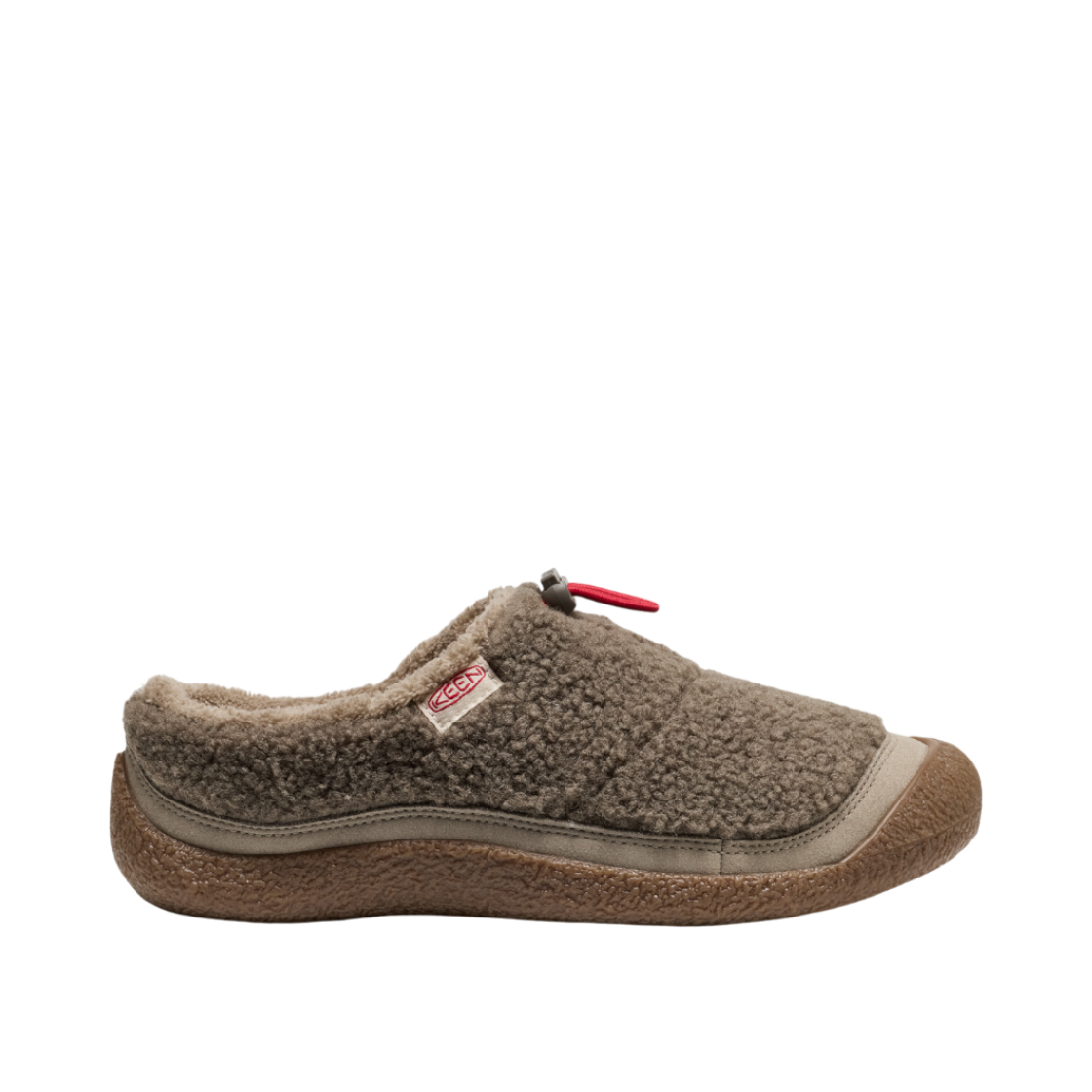KNSO5F202I3 Keen HOWSER III Slide Women Brindle Brindle Sherpa Fleece