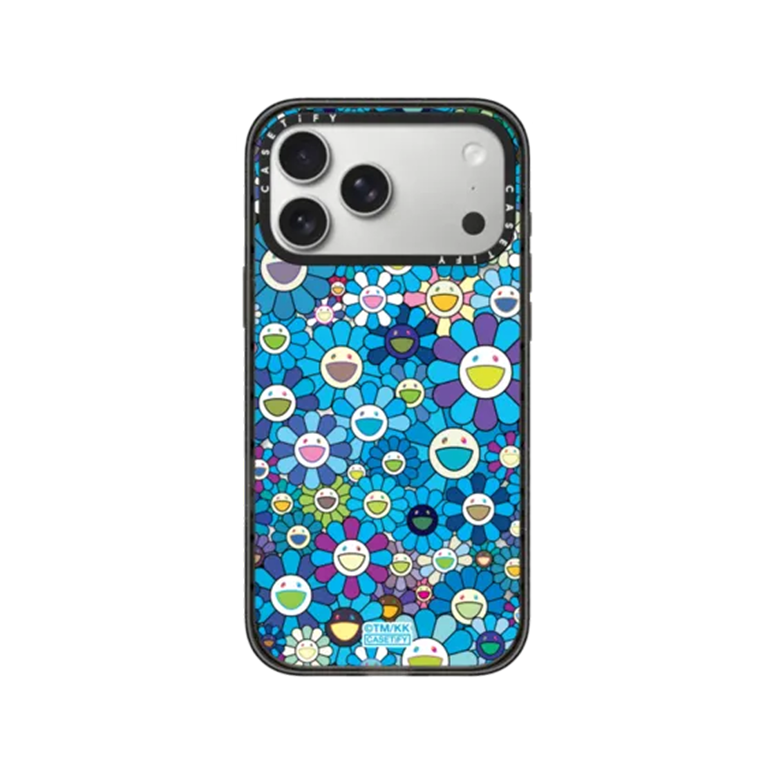 케이스티파이 x 무라카미 타카시 아이폰 플라워 블룸 블루 폰 맥세이프 임팩트 케이스