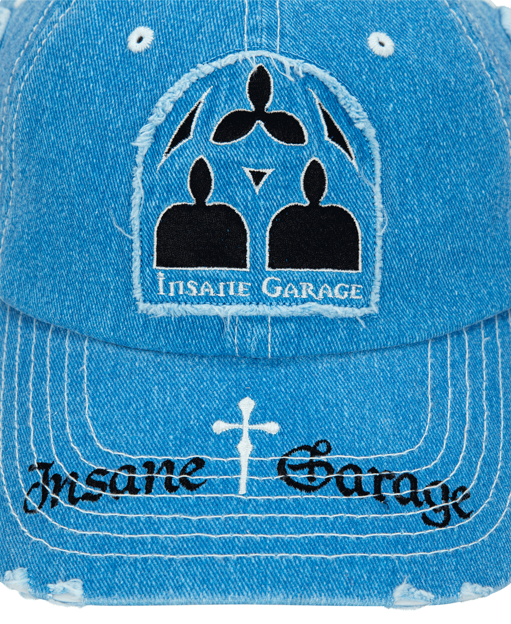 인세인개러지 인세인 그런지 패치 볼 캡 - 블루(INSANE GARAGE Insane Grunge Patch Ball Cap_Blue) - 6