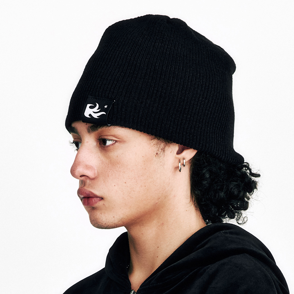 쎄르페 플레임 투웨이 비니 블랙(SSERPE Flame 2Way Beanie Black) - 3
