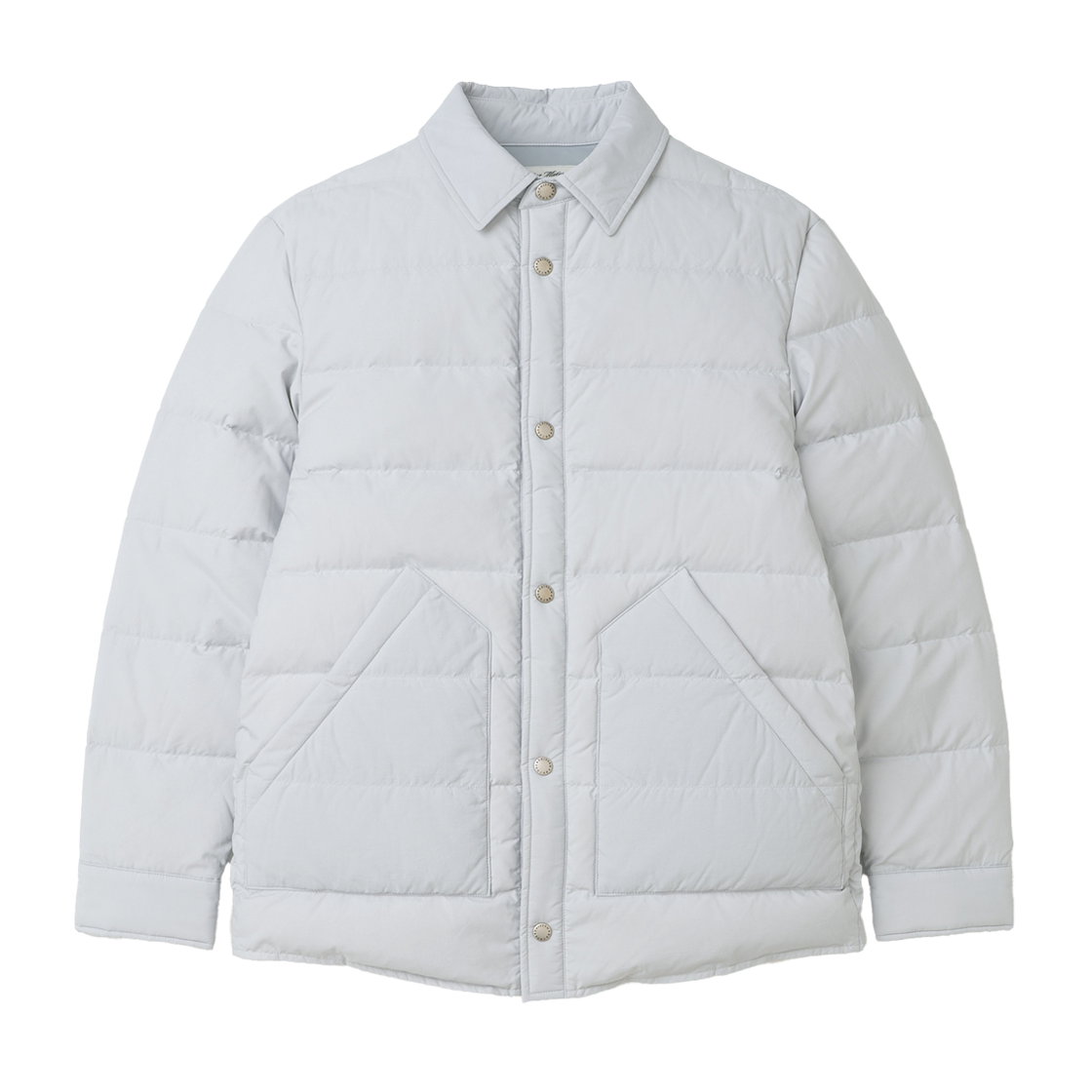 UB2599DW201MLG Uniform Bridge Feather Down Shirt Jacket Light Grey