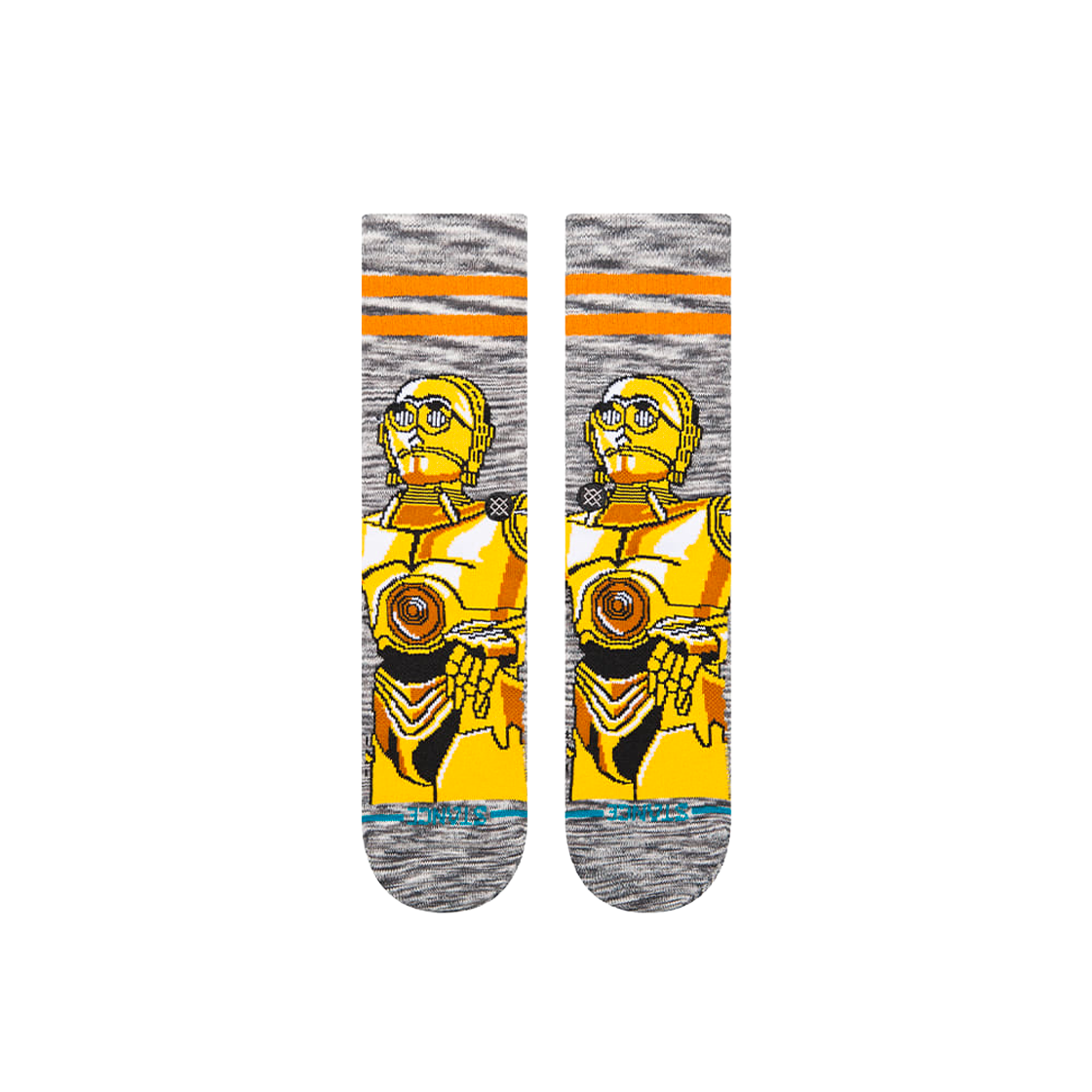 스탠스 STAR WARS X STANCE 유니섹스 C-3PO 크루(STANCE Star Wars X Stance C-3Po Crew Gld) - 2