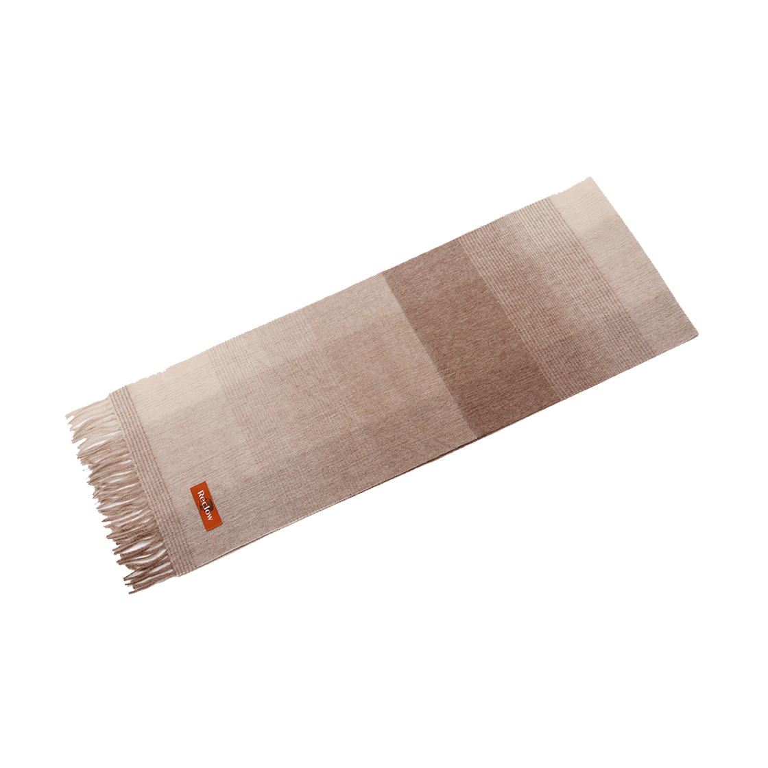 리끌로우 이니 체크 울 100% 머플러 핑크 베이지(RECLOW Eeny Check Wool 100% Muffler Pink Beige) - 3