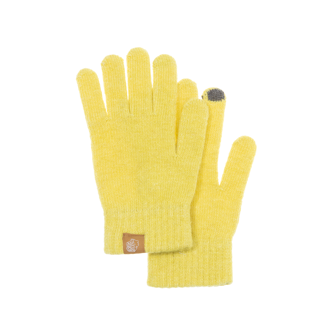 Plain Short Glove Yellow RECLOW Plain Short Glove Yellow