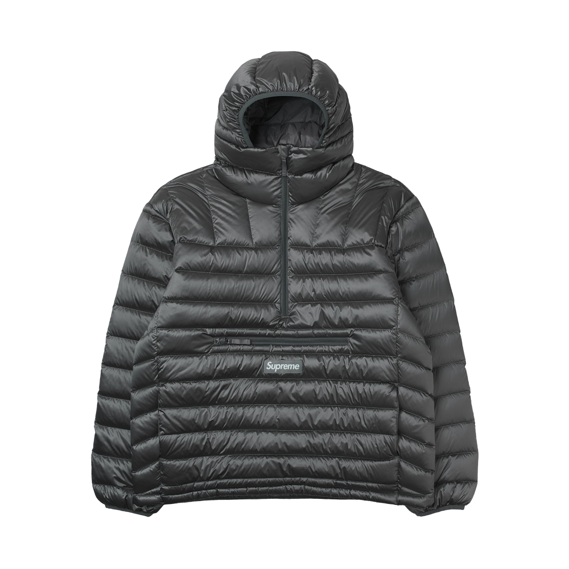 슈프림 마이크로 다운 하프 집 후드 풀오버 실버 - 25FW(Supreme Micro Down Half Zip Hooded Pullover Silver - 25FW)