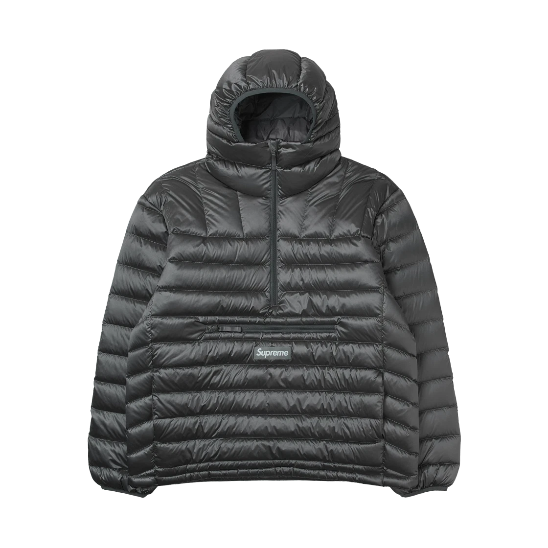 Supreme Supreme Micro Down Half Zip Hooded Pullover Silver - 25FW · S
