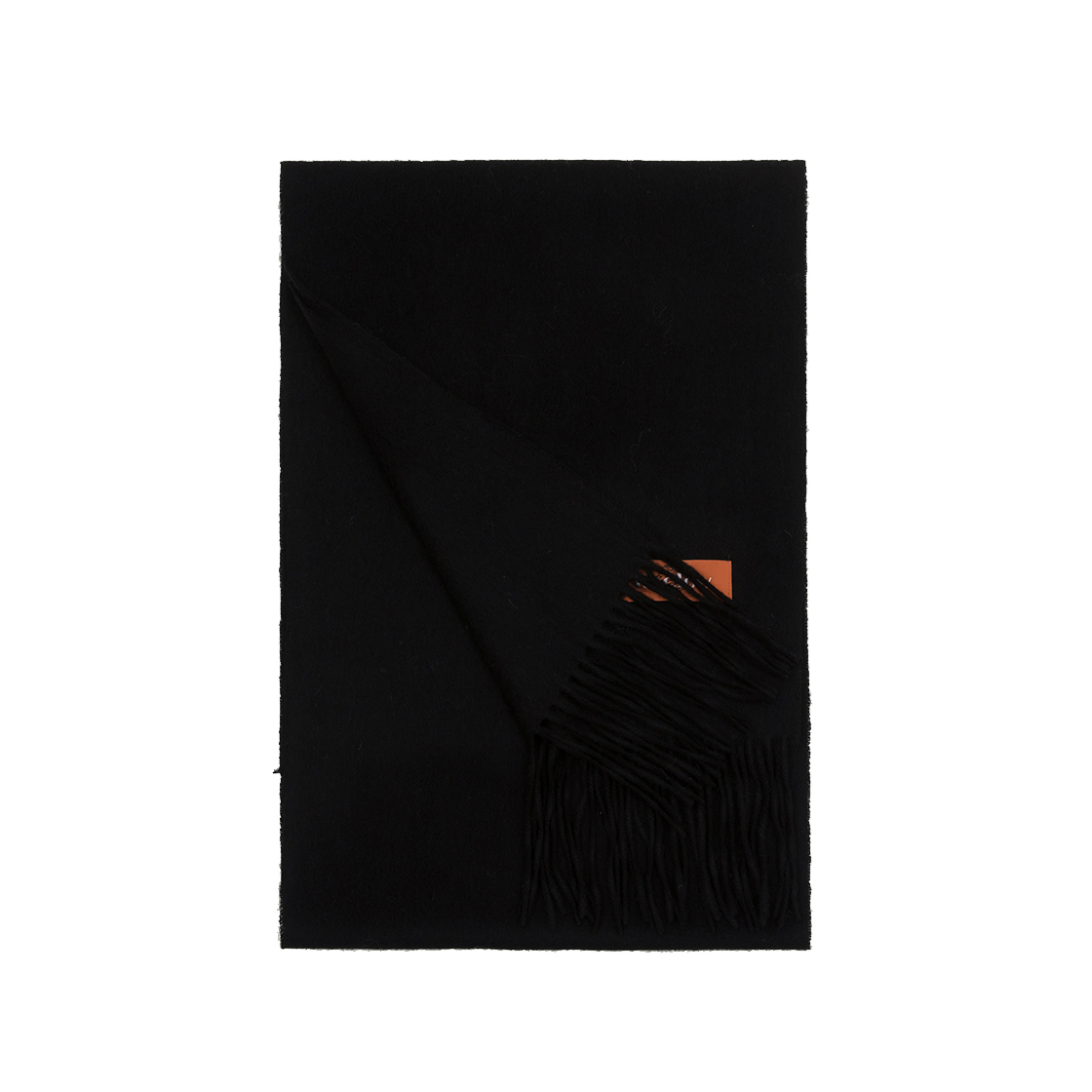 리끌로우 울 100% 머플러 블랙(RECLOW Wool 100% Muffler Black) - 2