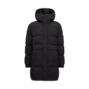 Moncler Avioth Hooded Long Down Jacket Black - 25FW