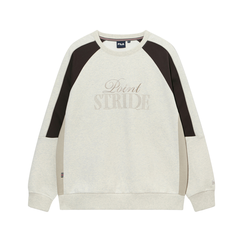 1100FS254PO01X002290 [6% 적립] FILA Brushed Graphic Sweatshirt Beige