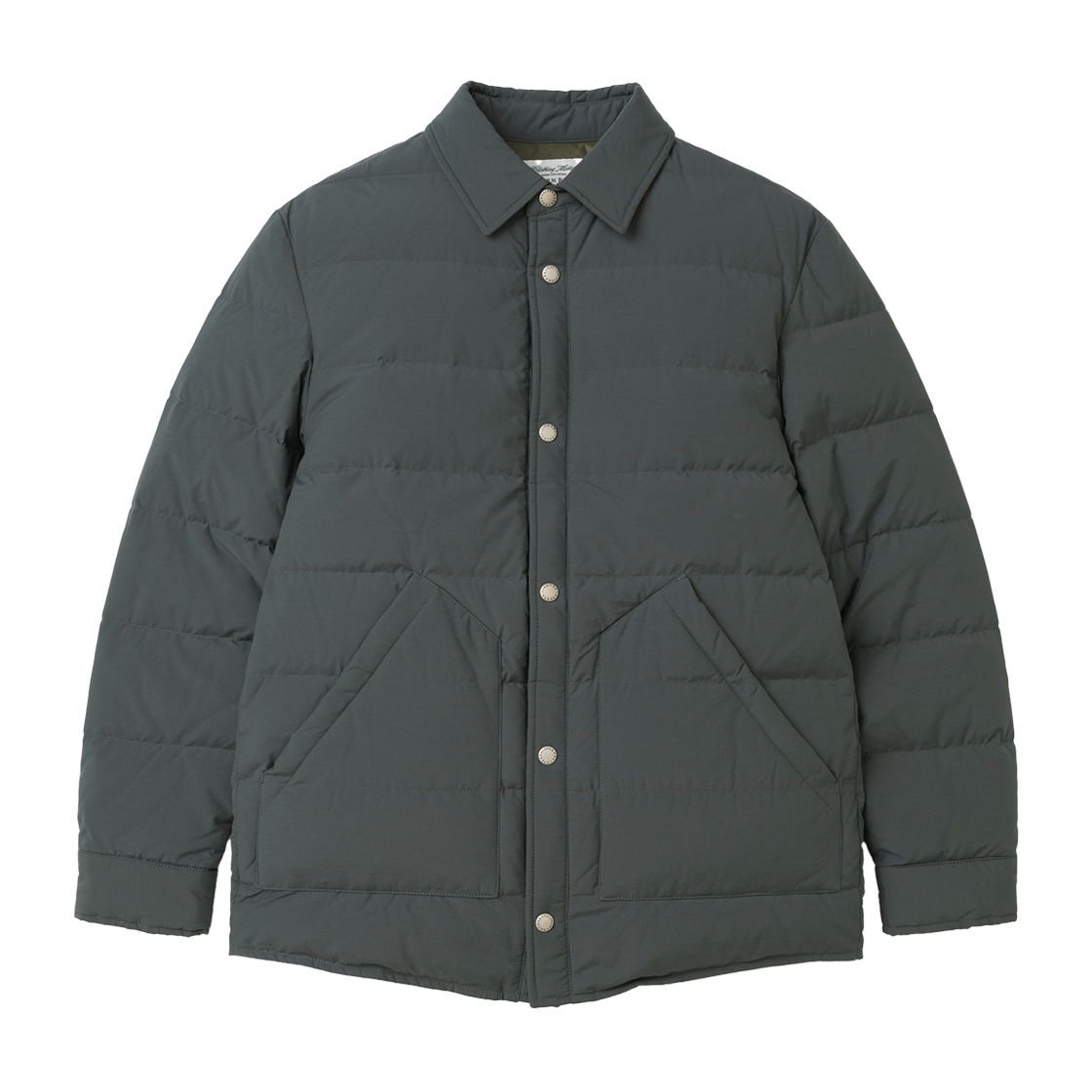 UB2599DW201MCH Uniform Bridge Feather Down Shirt Jacket Charcoal