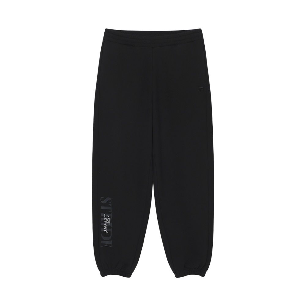 1100FS254FP01X003001 [6% 적립] FILA Lettering Jogger Pants Black