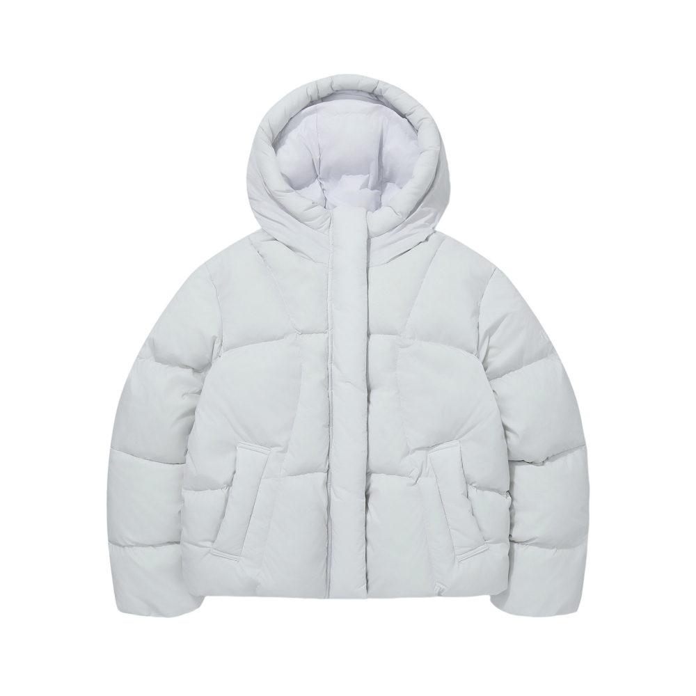 [6% 적립] 휠라 여성 플로우 후드 다운 라이트 블루