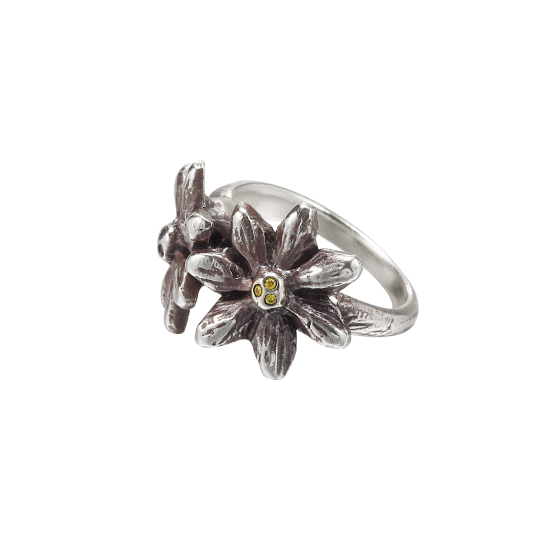 씨에이치투피 더블 플라워 링 실버(CH2P Double Flower Ring Silver) - 2