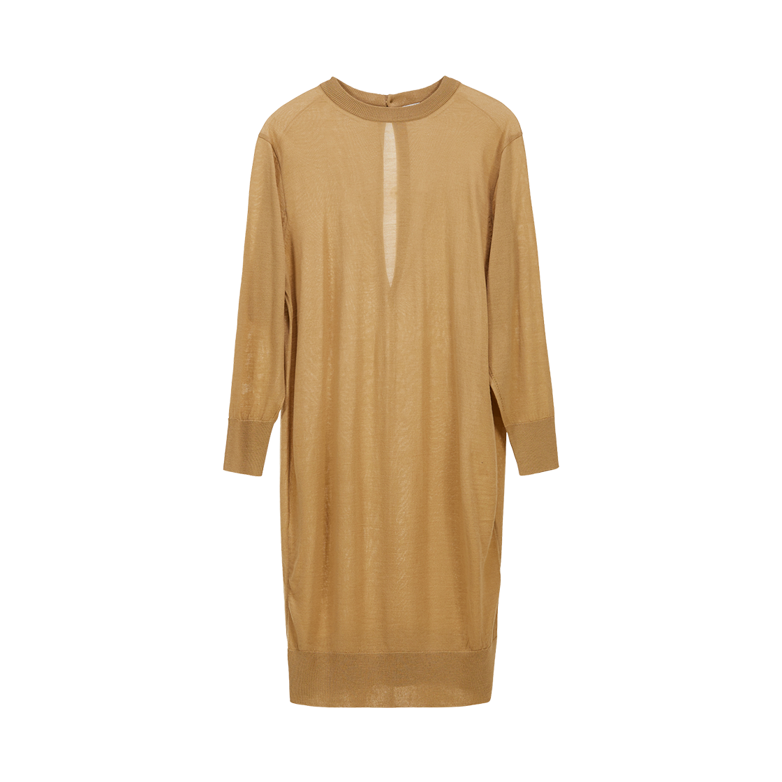 유지 오픈백 니트 드레스 카멜(YUJI Open Back Long Length Knit Dress Camel)