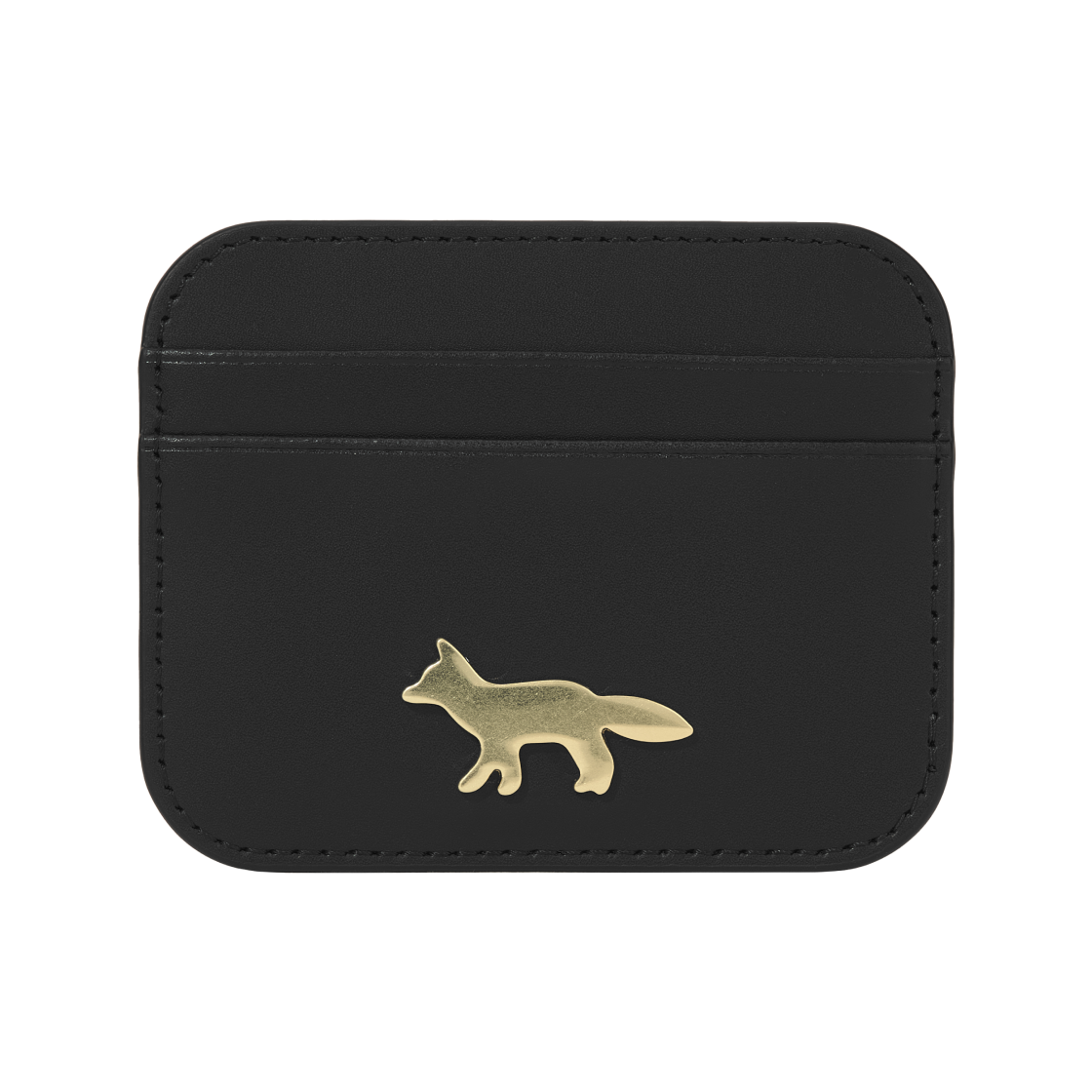 메종 키츠네 에디 카드 홀더 블랙(Maison Kitsune Edie Card Holder Black)