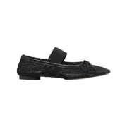 (W) MM6 Maison Margiela Anatomic Numeric Ballerinas Black