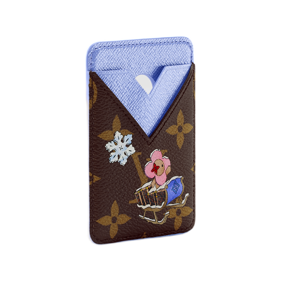 루이비통 포르트 카르트 마그넷 모노그램 블루 프로스트(Louis Vuitton Porte-Cartes Magnet Monogram Blue Frost) - 2