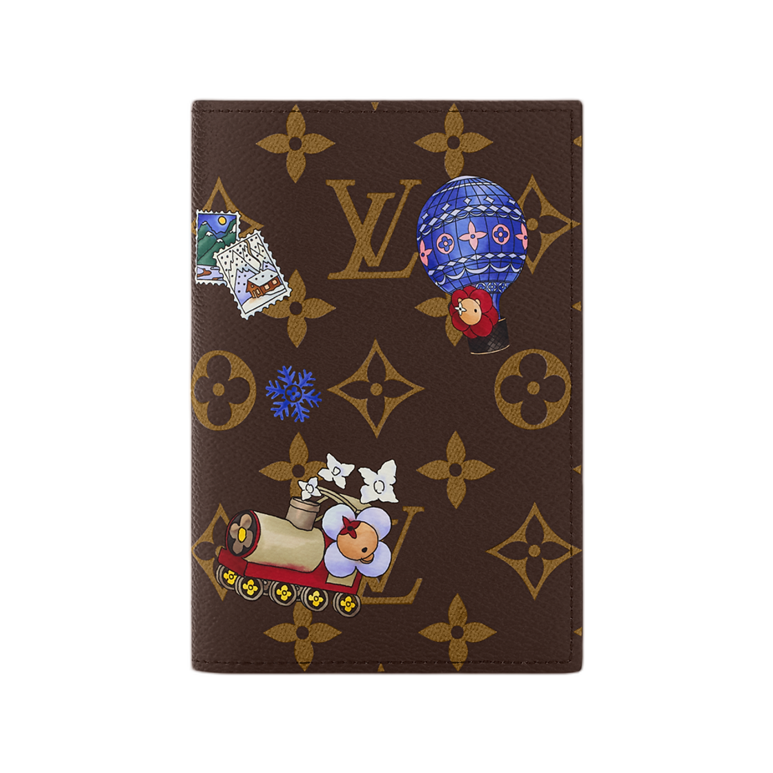 M15320 Louis Vuitton Passport Cover Monogram Blue Frost