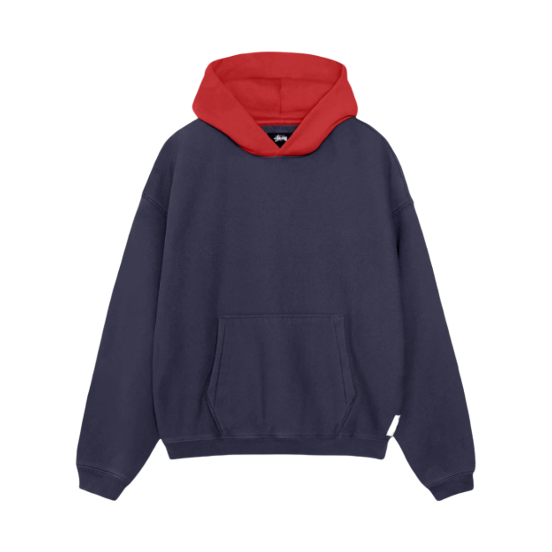 스투시 투톤 후드 페이디드 블루(Stussy Two Tone Hoodie Faded Blue)