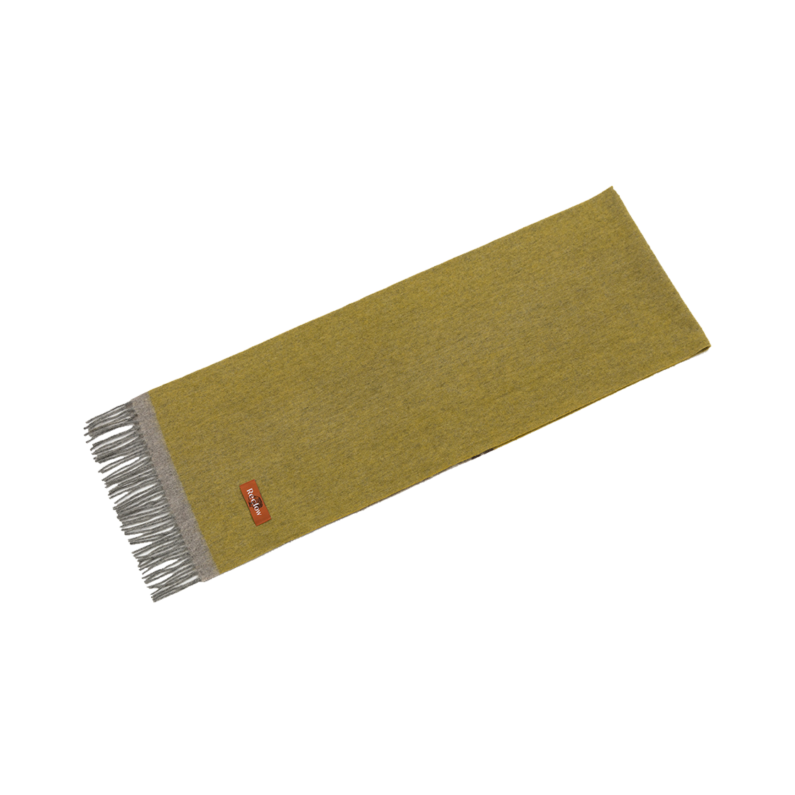 리끌로우 울 100% 배색 머플러 투톤그린(RECLOW Wool 100% Muffler  TwoTone Green) - 3