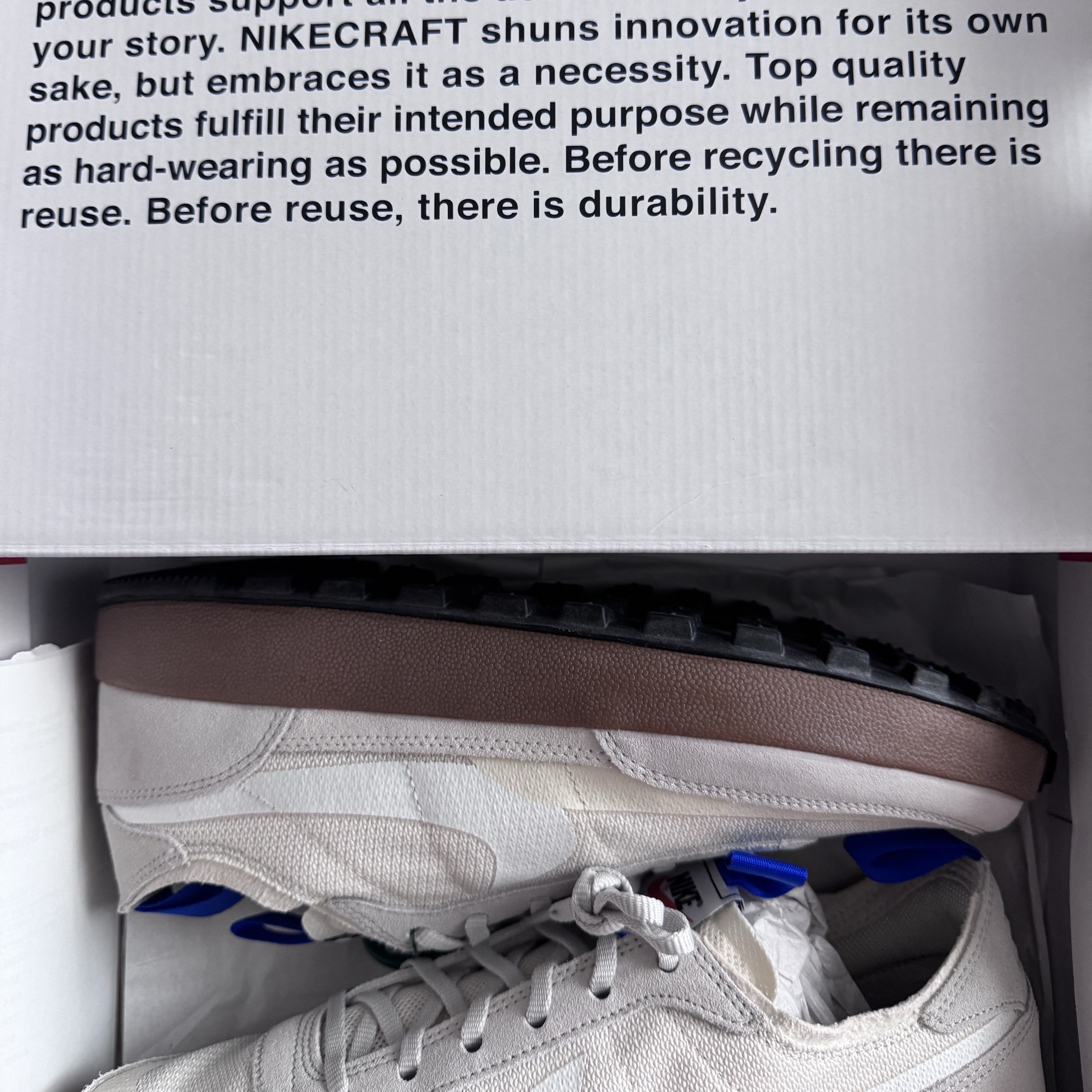 Nike x Tom Sachs General Purpose Shoe Light Cream 착용 스타일 - 1