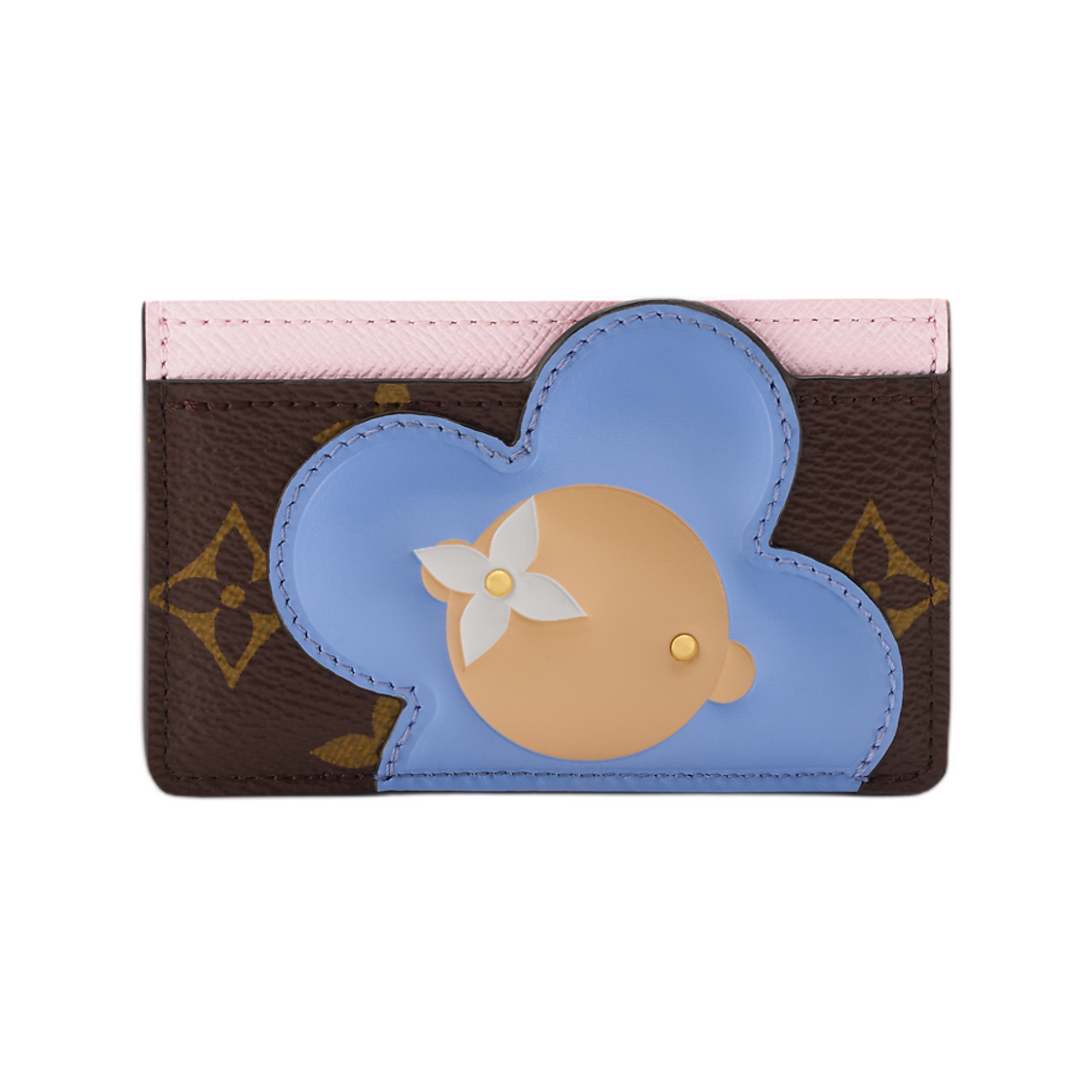 루이비통 카드 홀더 모노그램 스노위 펄 블루 프로스트(Louis Vuitton Card Holder Monogram Snowy Pearl Blue Frost) - 1