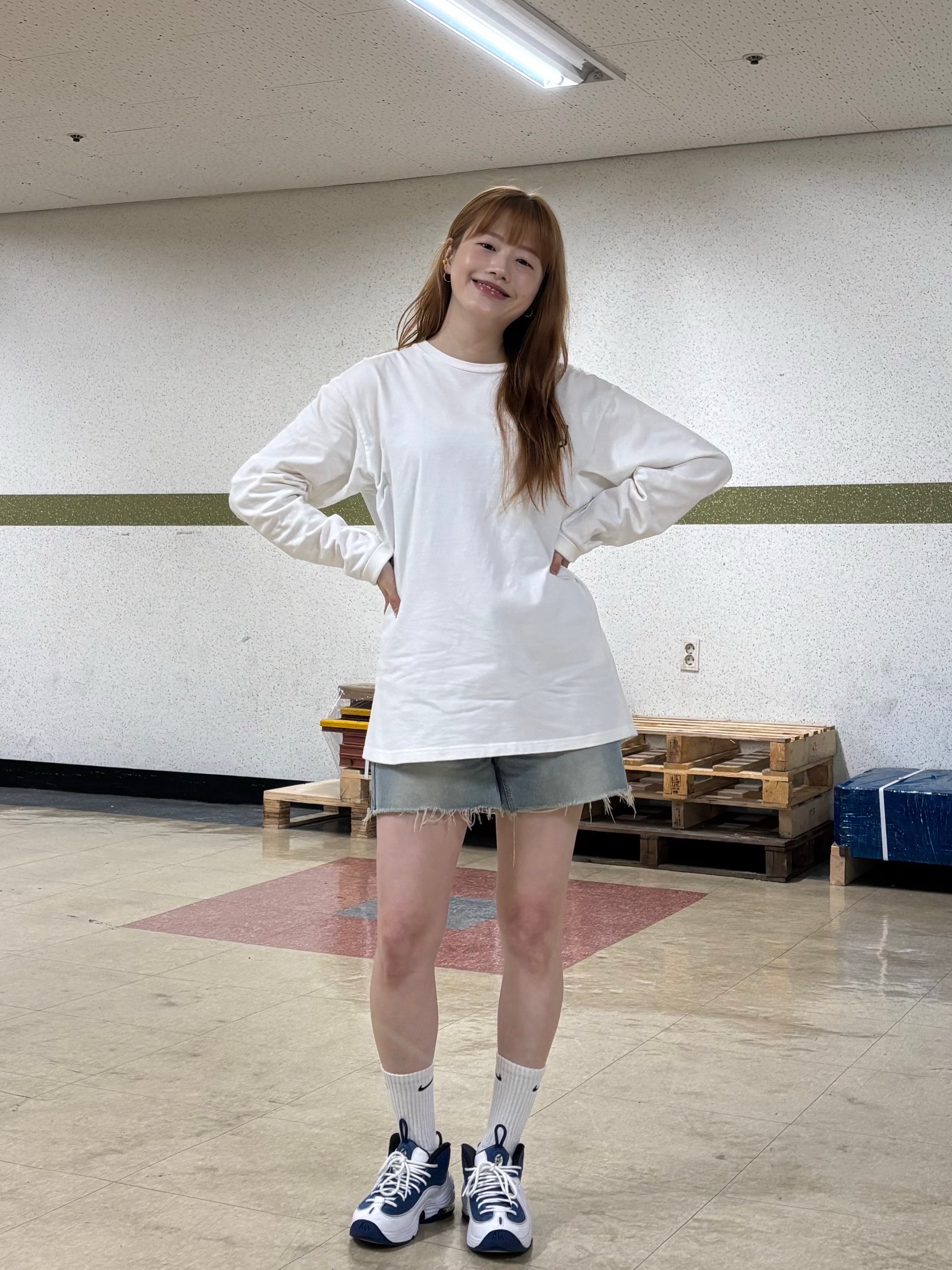 Deus Ex Machina Seoul College Long Sleeve T-Shirt White, Nike Air Penny II Atlantic Blue 착용 스타일 - 6