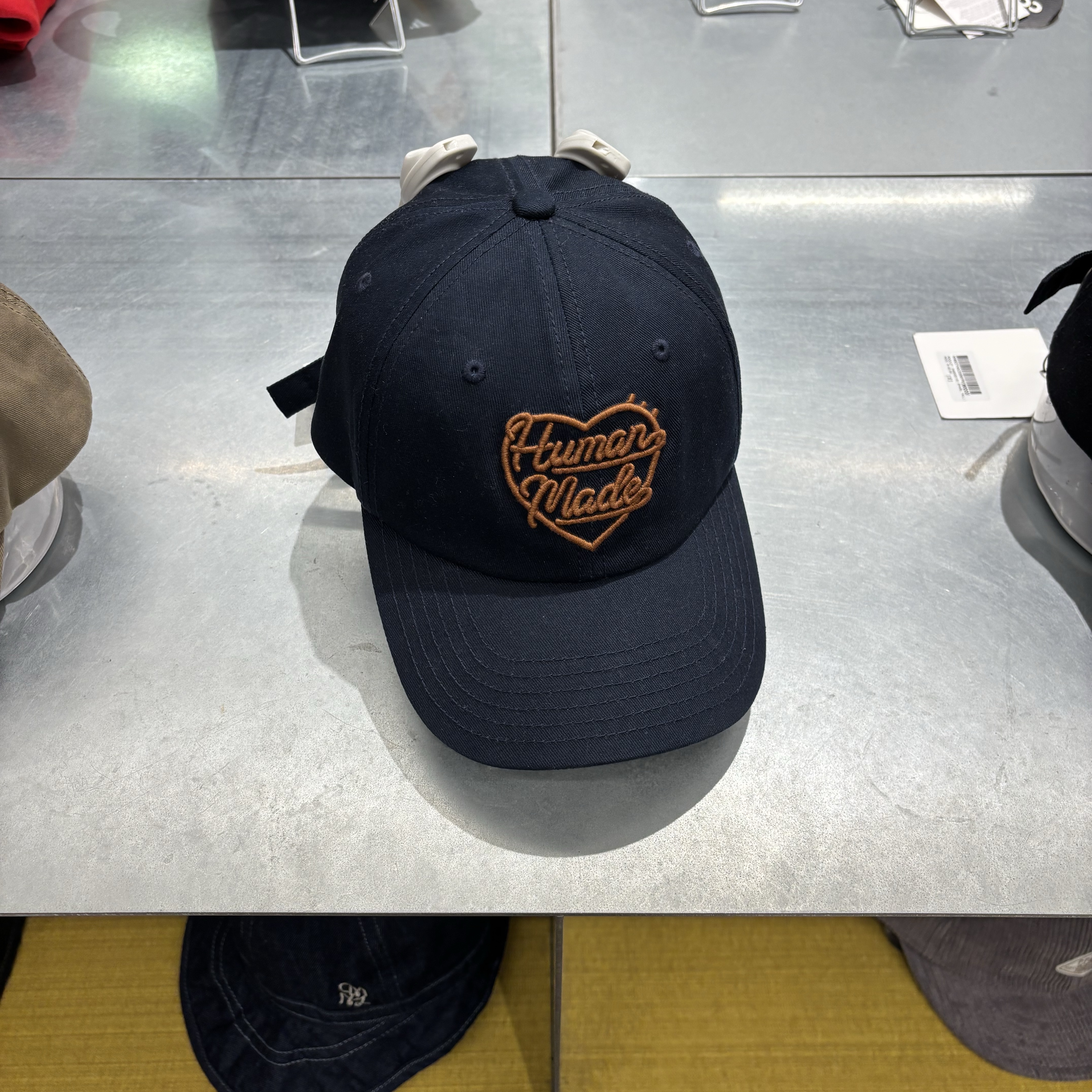 Human Made 6 Panel Twill Cap Navy 착용 스타일