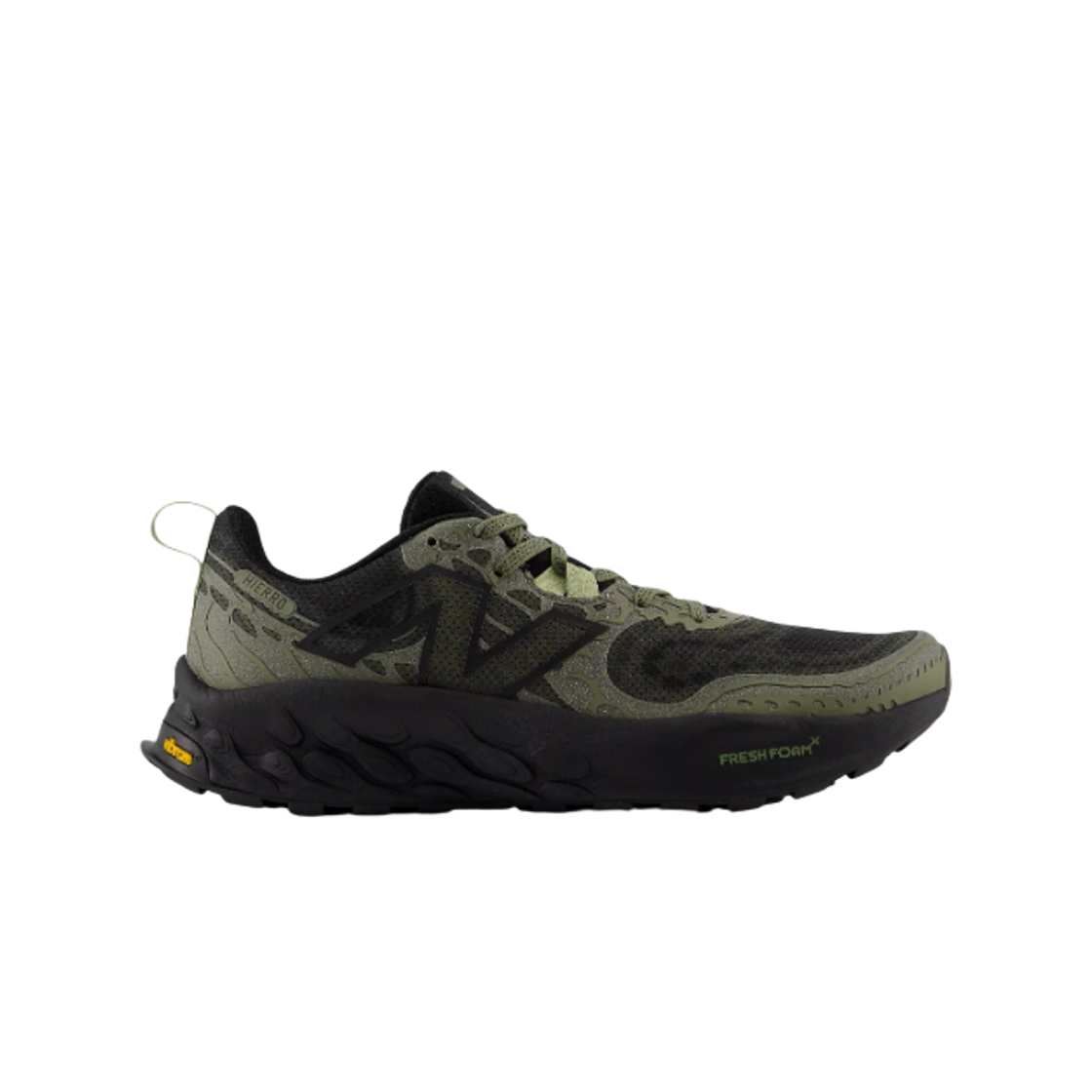 뉴발란스 프레쉬 폼 X 이에로 v8 다크 카모 에버글레이드 그린 - D 스탠다드(New Balance Fresh Foam X Hierro v8 Dark Camo Everglade Green - D Standard)