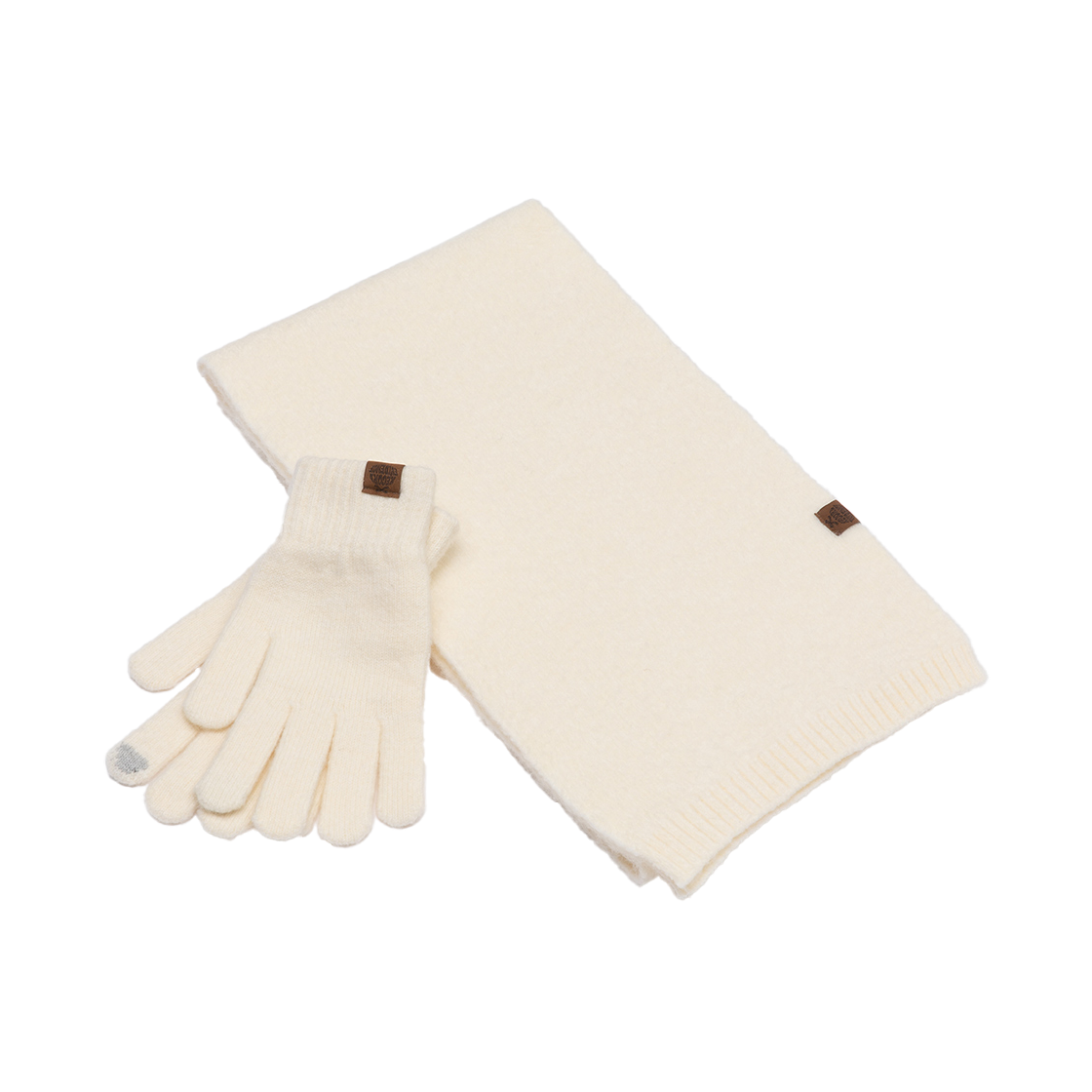 리끌로우 캔디 장갑 머플러 세트 아이보리(RECLOW Candy Gloves Muffler Set Ivory)