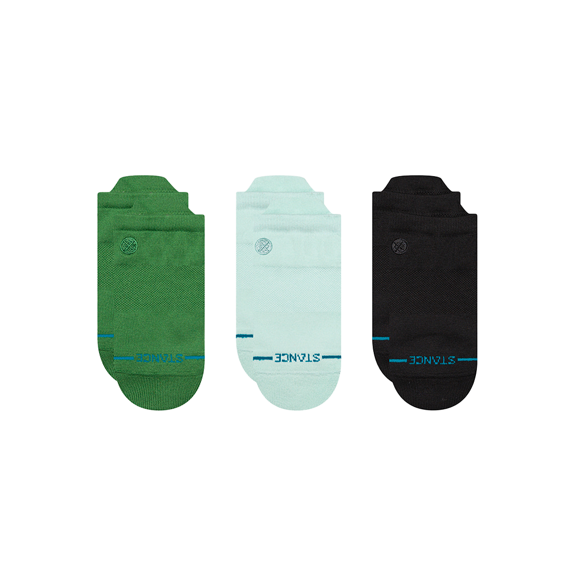 STC-A256D24ILT-GRN STANCE Icon Low Tab 3 Pack Grn