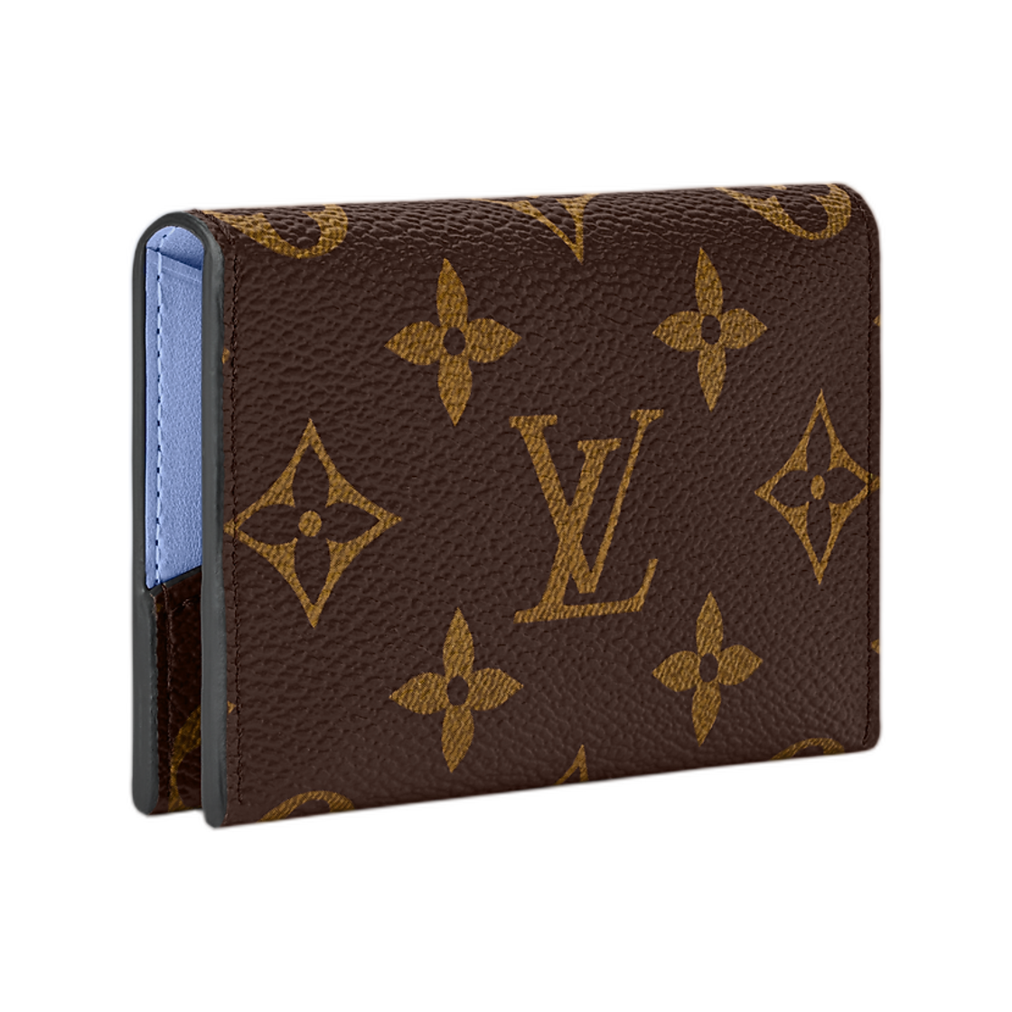 루이비통 슬림 카드 홀더 모노그램 블루 프로스트 실버(Louis Vuitton Slim Card Holder Monogram Blue Frost Silver) - 2