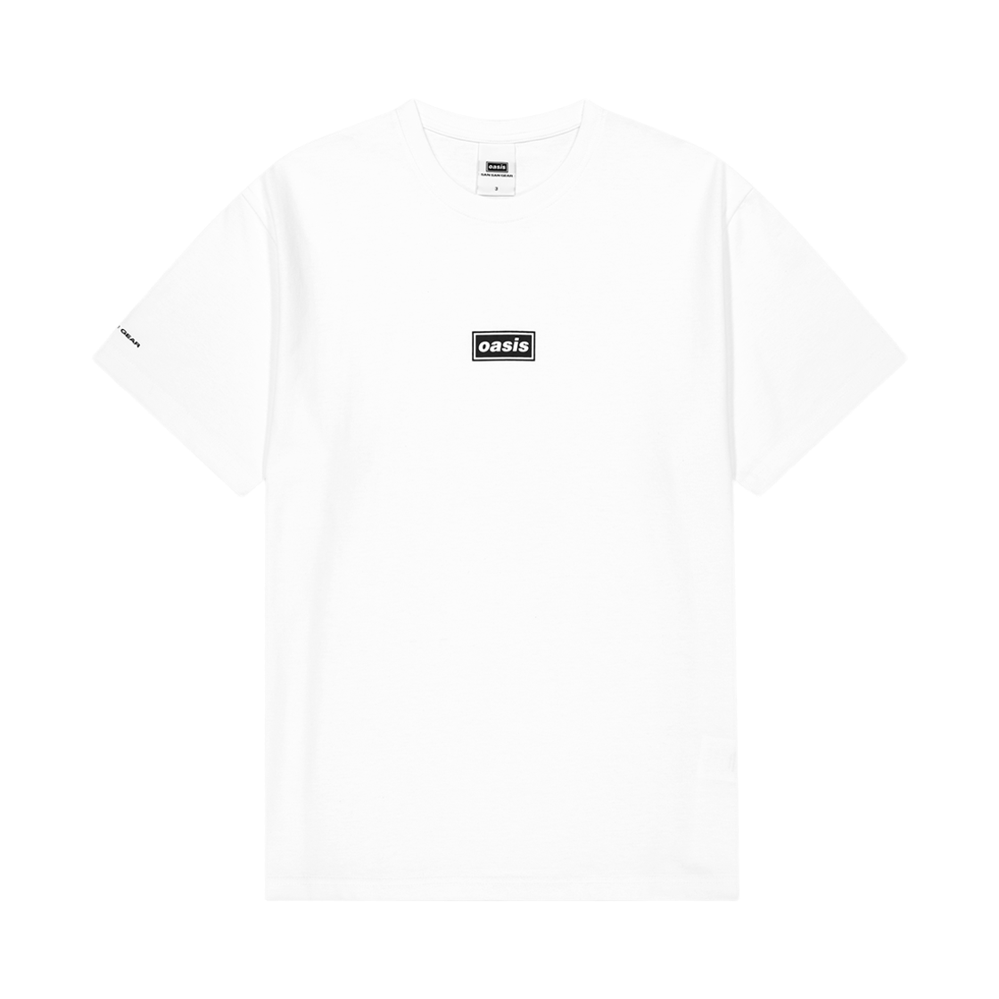 산산기어 X 오아시스 로고 티셔츠 화이트(Sansan Gear x Oasis Logo T-Shirt White)