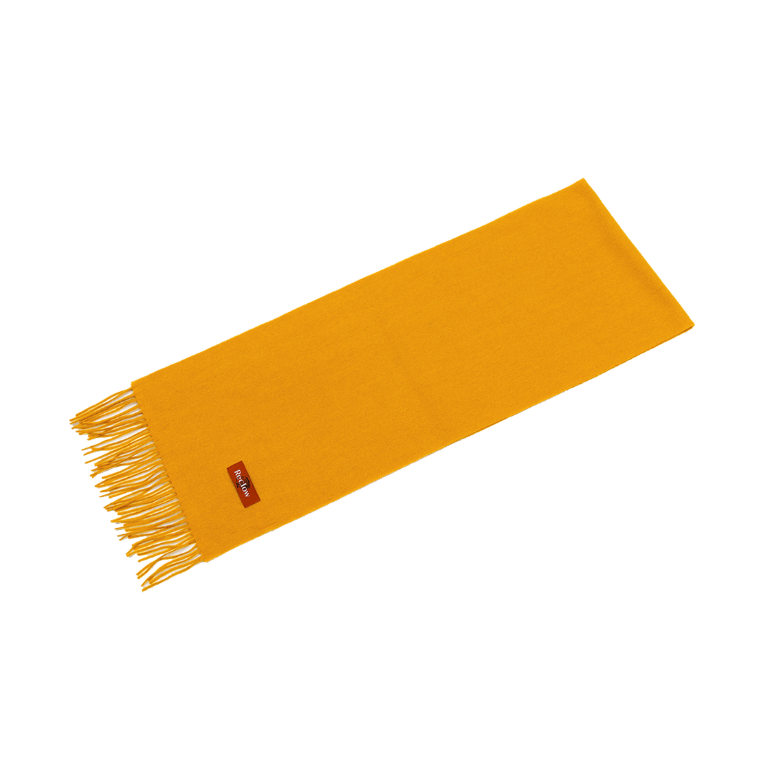 리끌로우 울 100% 머플러 머스타드(RECLOW Wool 100% Muffler Mustard) - 3