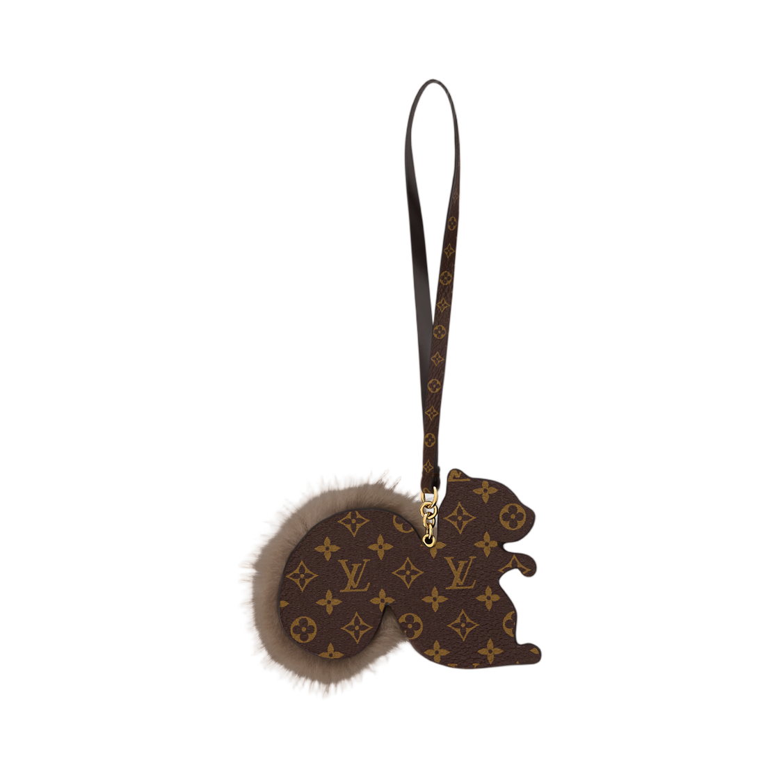 루이비통 스쿼럴 LV 퍼 프렌드 백 참 모노그램(Louis Vuitton Squirrel LV Fur Friend Bag Charm Monogram) - 2
