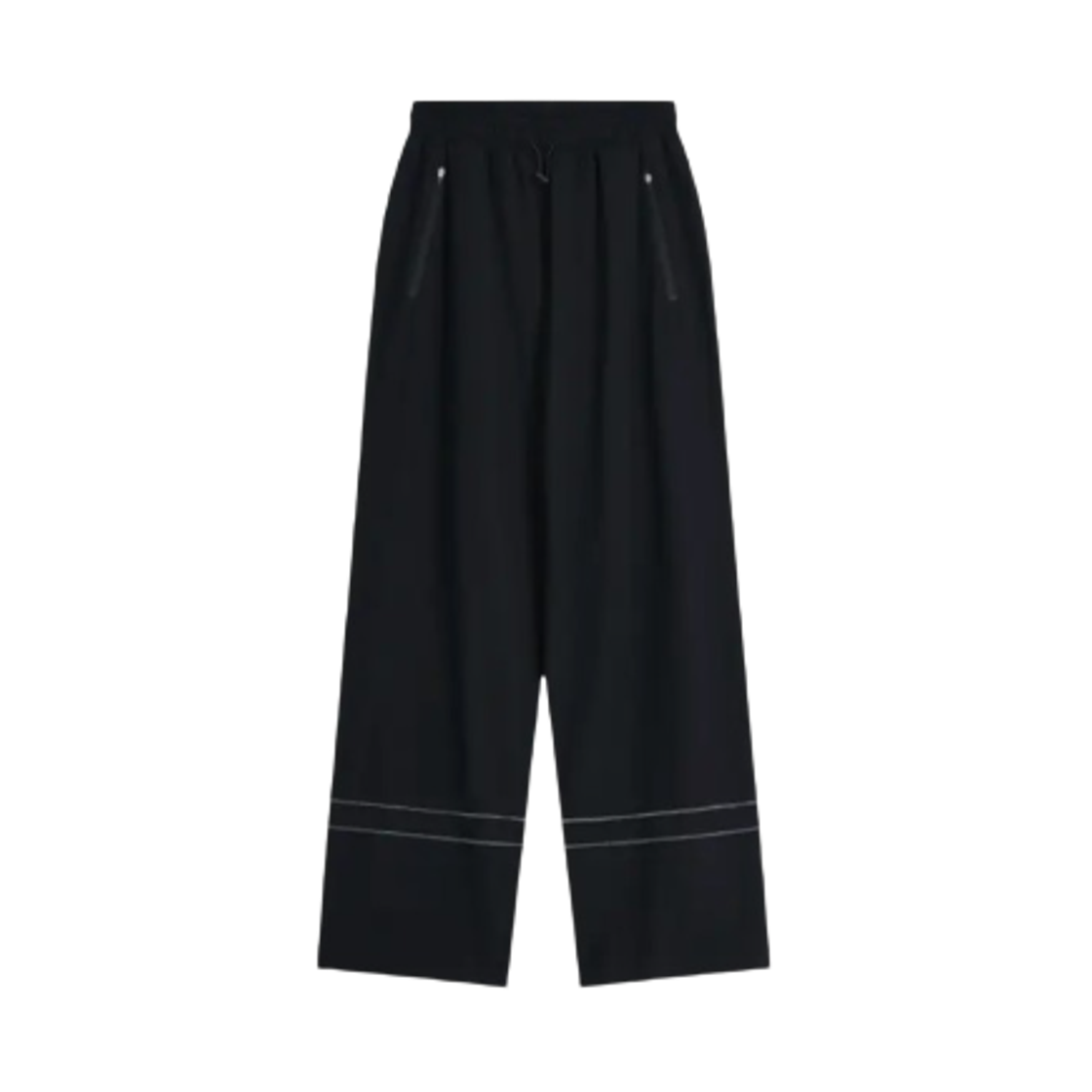 우나 에브리웨어 와이드 팬츠 블랙(Unna Everywhere Wide Pants Black)