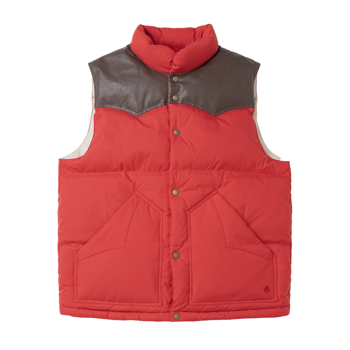 UB2599DW208MRD Uniform Bridge Western Down Vest Red