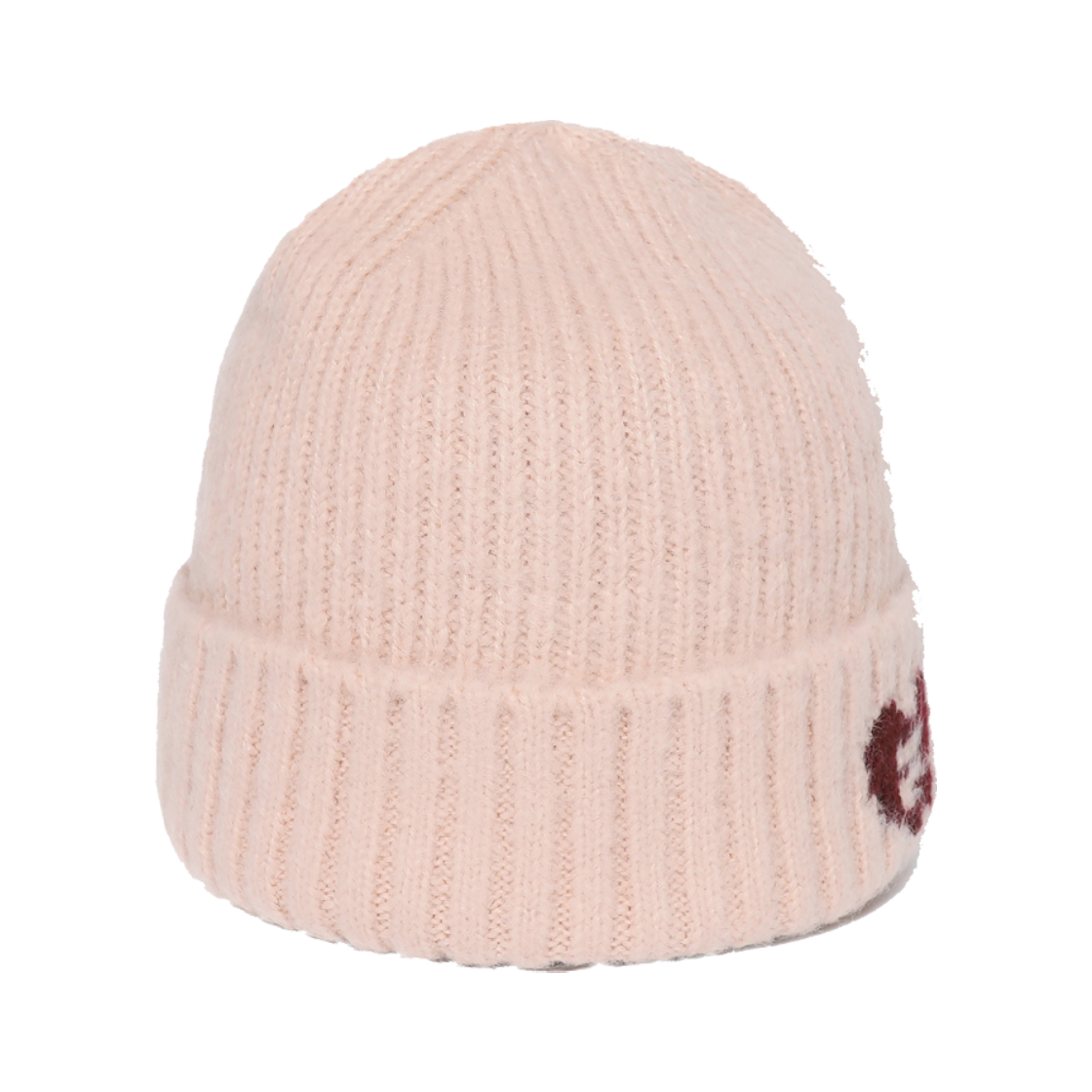 1100FS254KC01F002650 [6% 적립] FILA Hairy Heart Beanie Light Pink