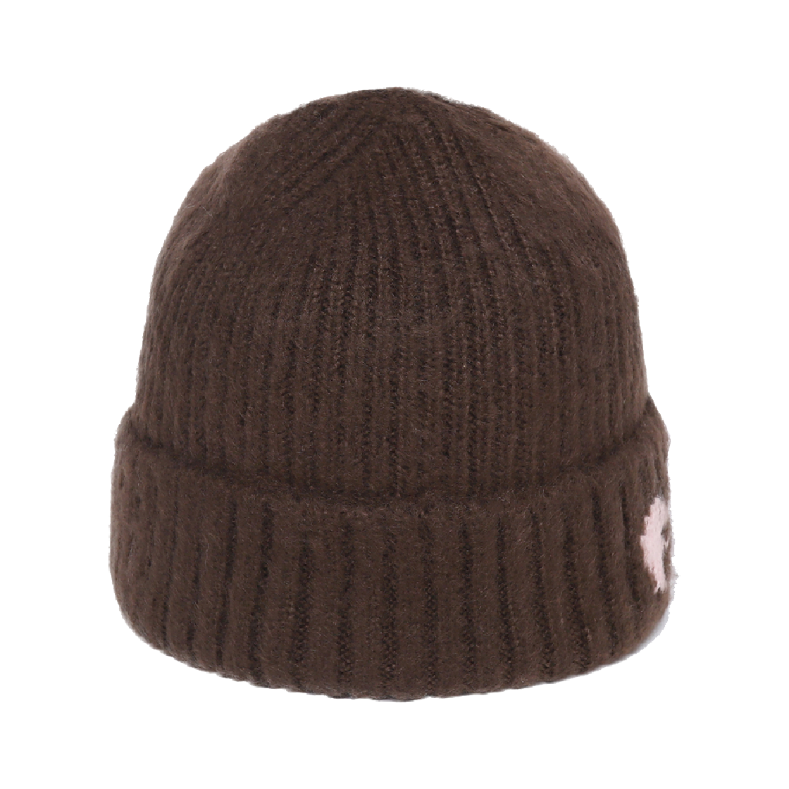 1100FS254KC01F002217 [6% 적립] FILA Hairy Heart Beanie Brown