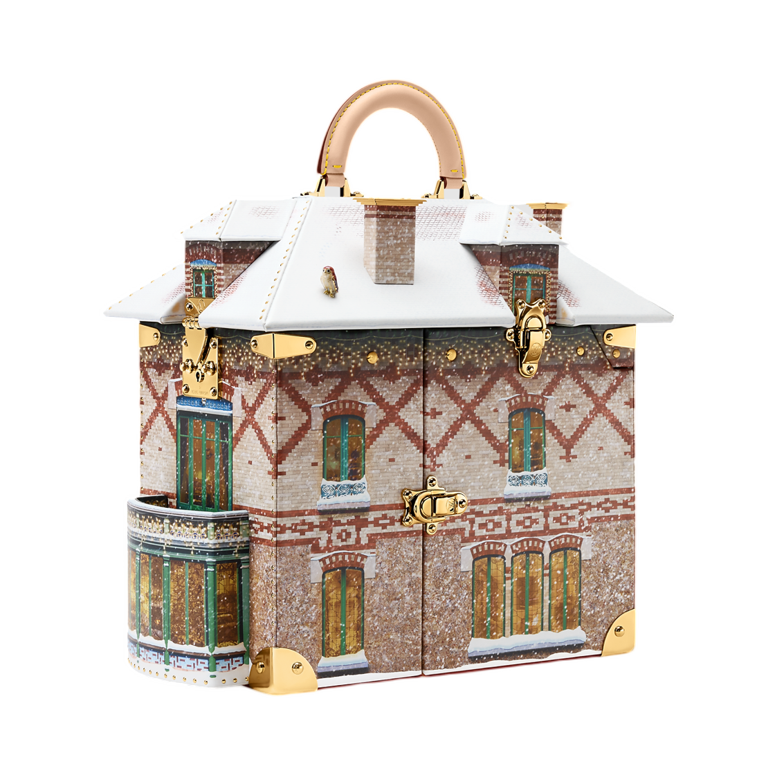 M15400 Louis Vuitton Malle Maison de Famille Cowhide