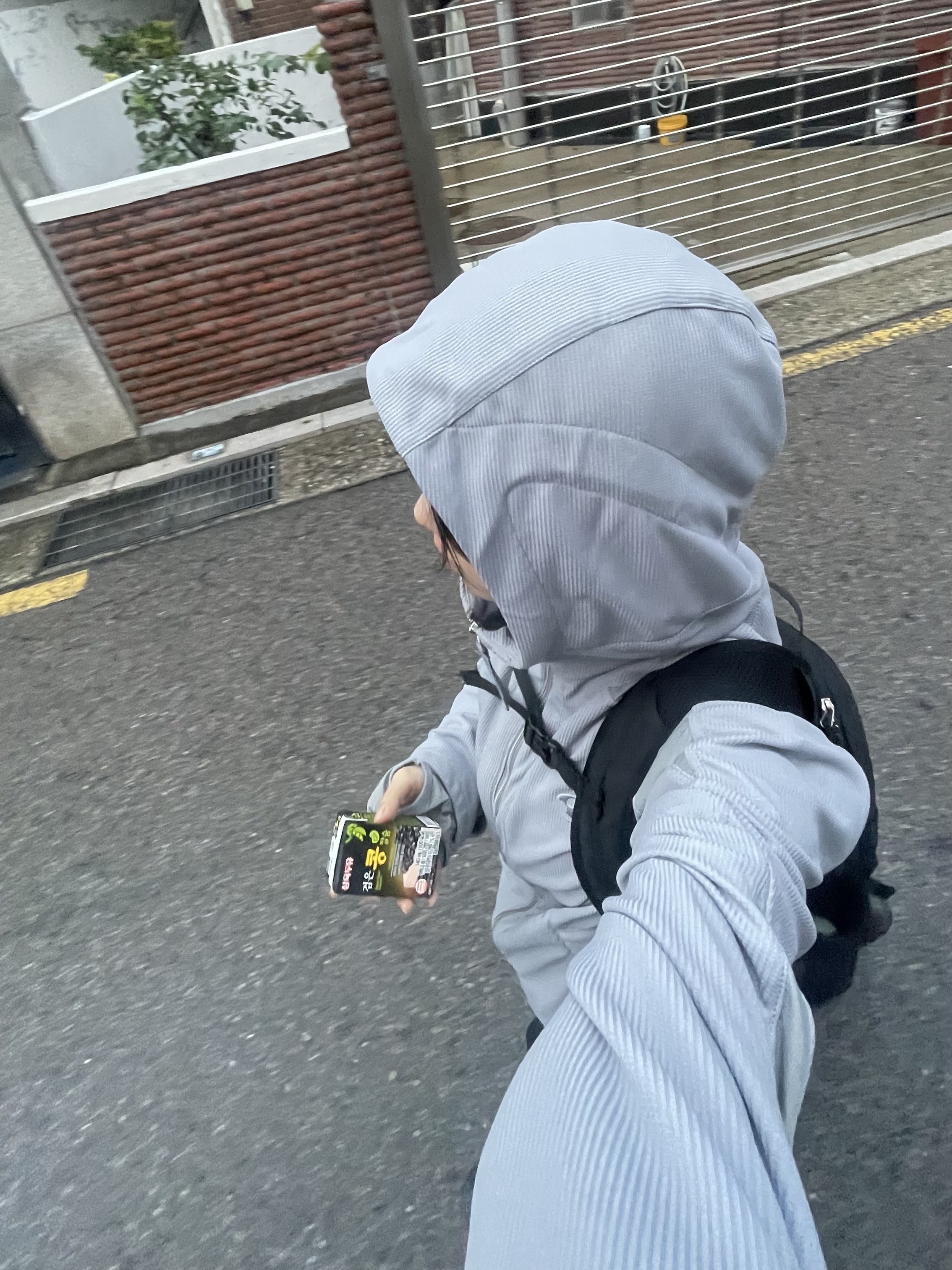 Sansan Gear Dual-Shade Jacket Grey - 25SS 착용 스타일