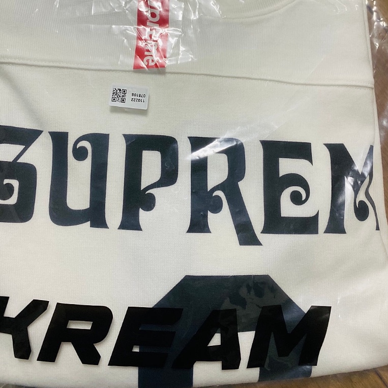 Supreme Affiliated L/S Football Top White - 25SS 착용 스타일