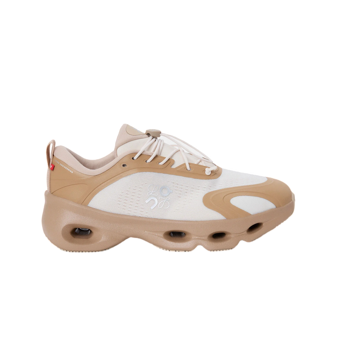 로에베 x 온 러닝 클라우드솔로 스니커즈 다크 샌드 크림(Loewe x On Running Cloudsolo Sneakers Dark Sand Cream)